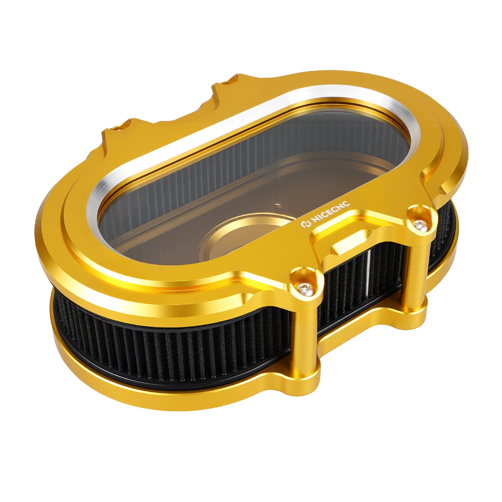 M8 Full Clear Air Cleaner Kit For Harley Softail Standard Slim Fat Boy Street Bob Low Rider