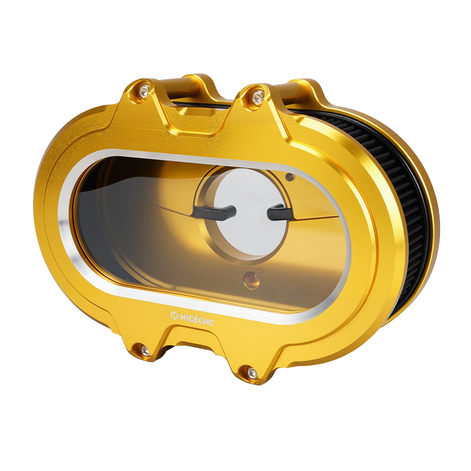 M8 Full Clear Air Cleaner Kit For Harley Softail Standard Slim Fat Boy Street Bob Low Rider