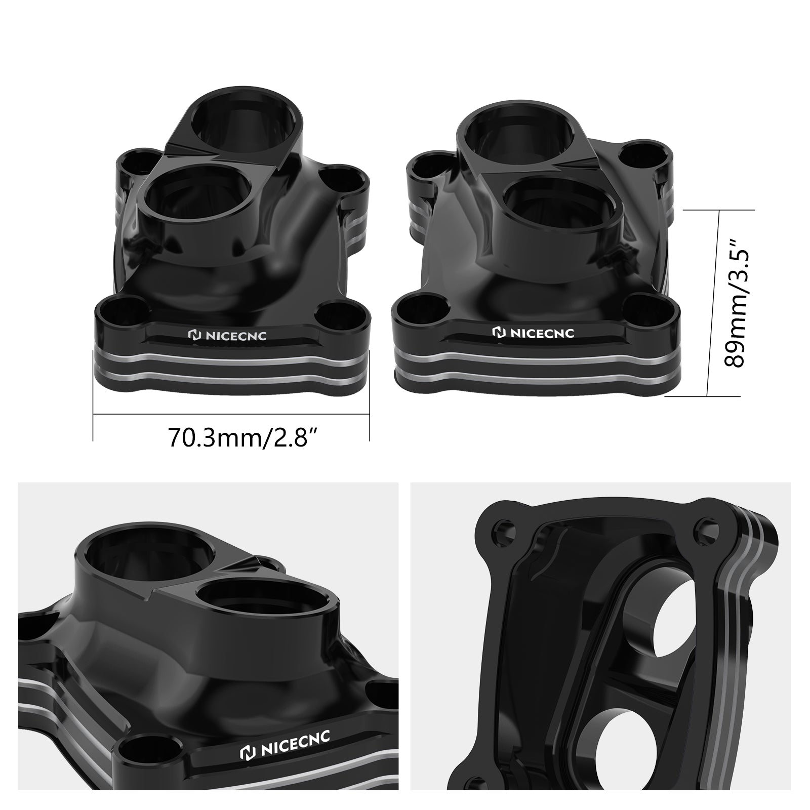 M8 Engine Tappet Covers For Harley Softail Heritage Classic Fat Boy Street Bob Low Rider
