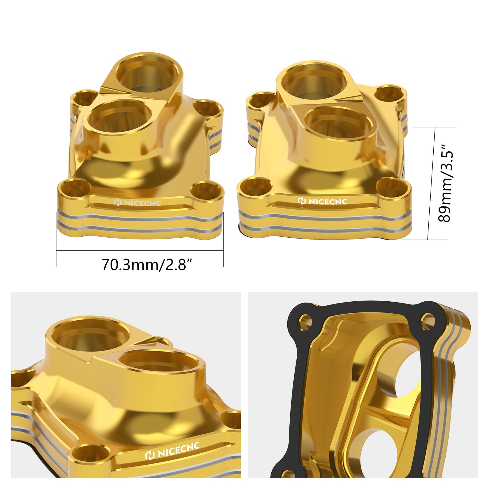 M8 Engine Tappet Covers For Harley Softail Heritage Classic Fat Boy Street Bob Low Rider