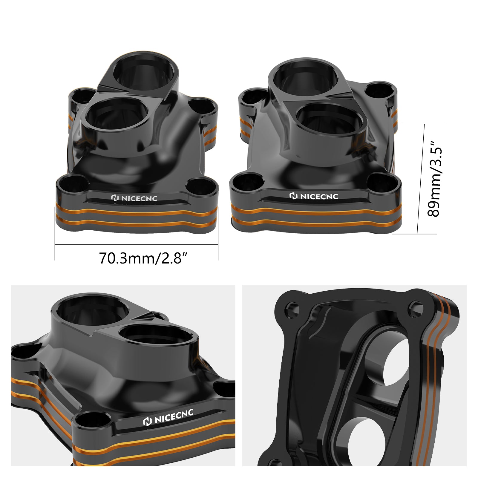 M8 Engine Tappet Covers For Harley Softail Heritage Classic Fat Boy Street Bob Low Rider