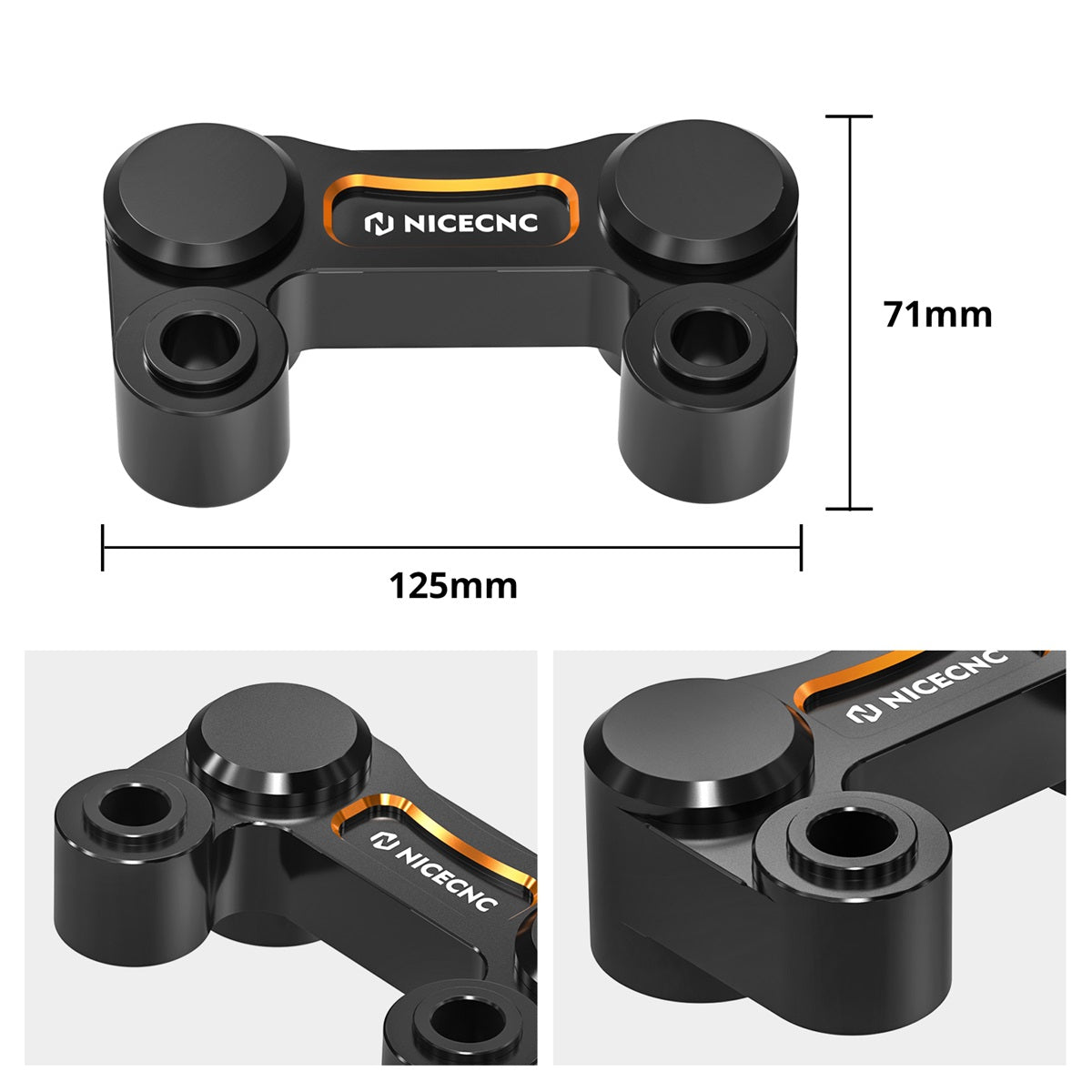 Handlebar Riser Pull Back Plate Relocation Bracket For Harley Road Glide Road King