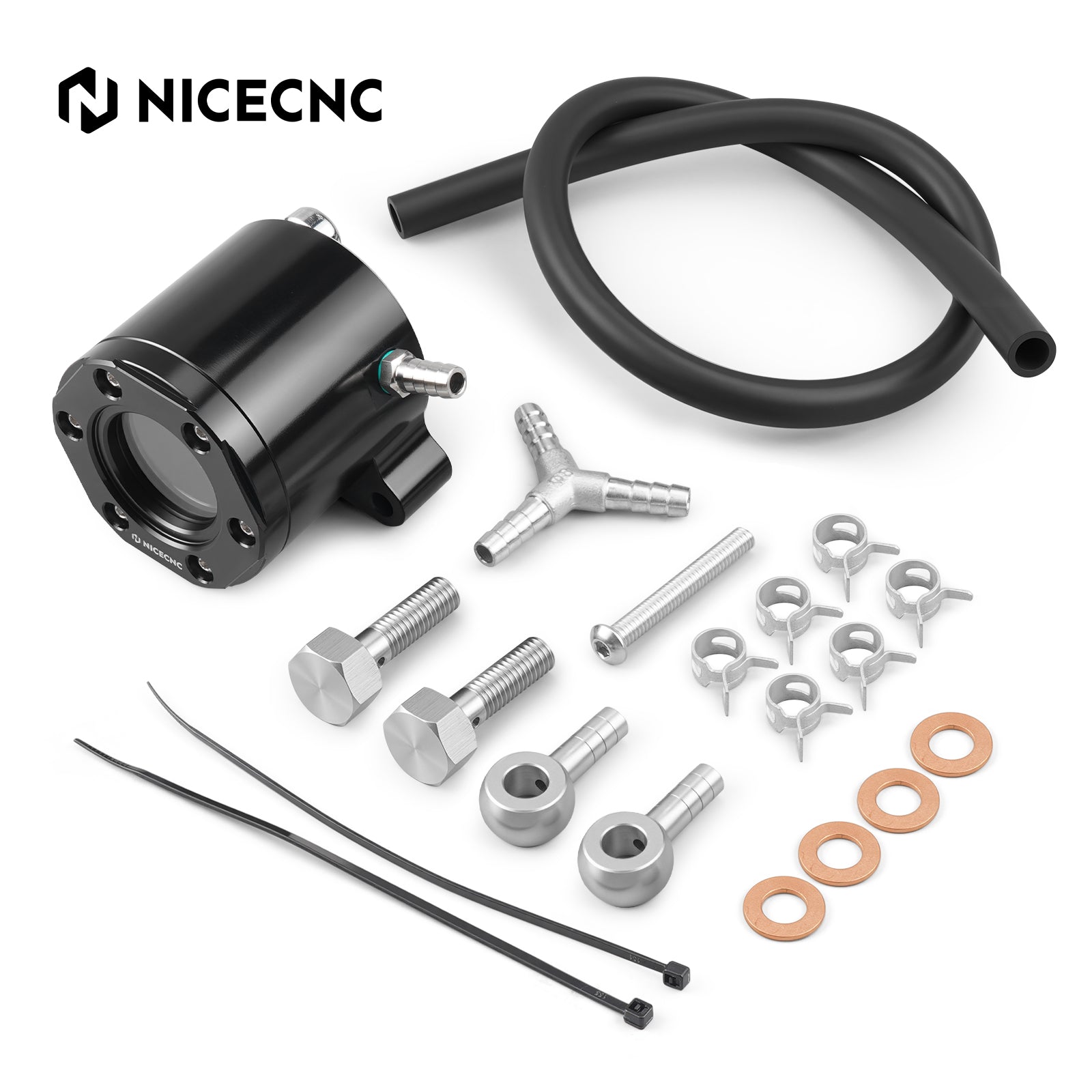 M8 Engine External Breather Kit For Harley Road King Electra Street Glide CVO Road Glide