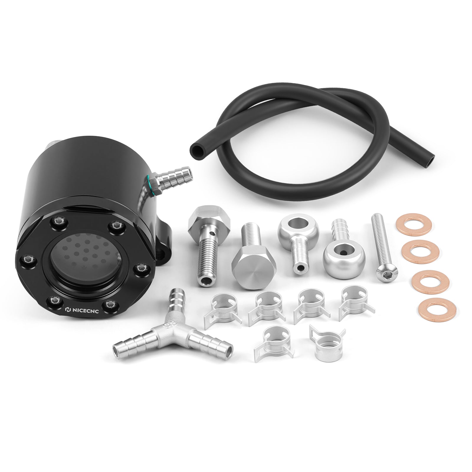 M8 Engine External Breather Kit For Harley Road King Electra Street Glide CVO Road Glide