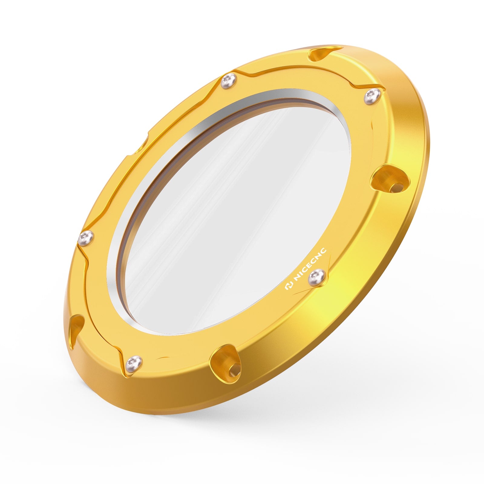 Transparent M8 Primary Derby Clutch Cover For Harley Road King Street Glide Ultra Limited