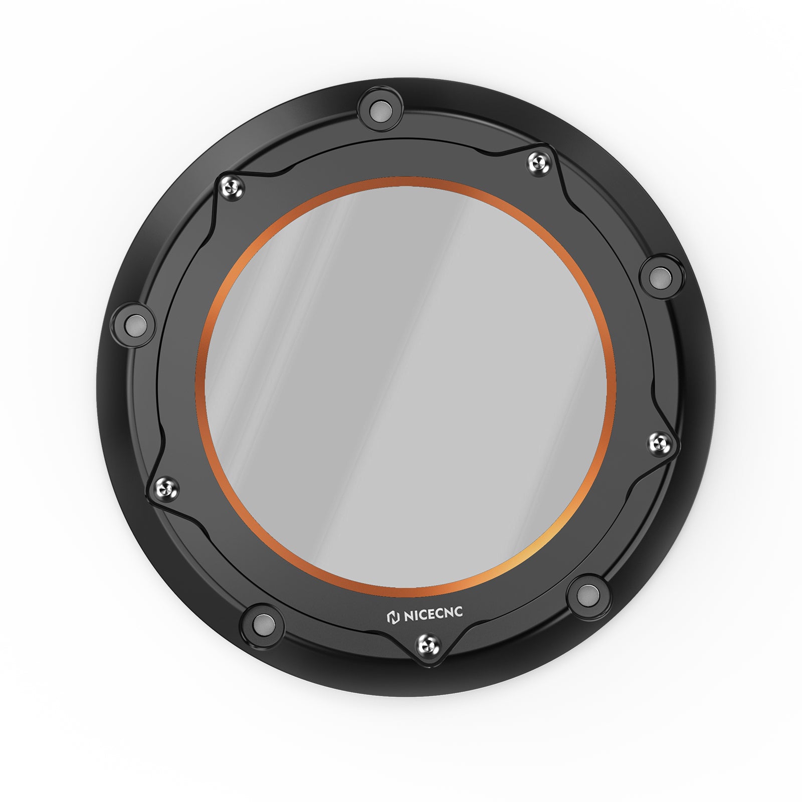 Transparent M8 Primary Derby Clutch Cover For Harley Road King Street Glide Ultra Limited