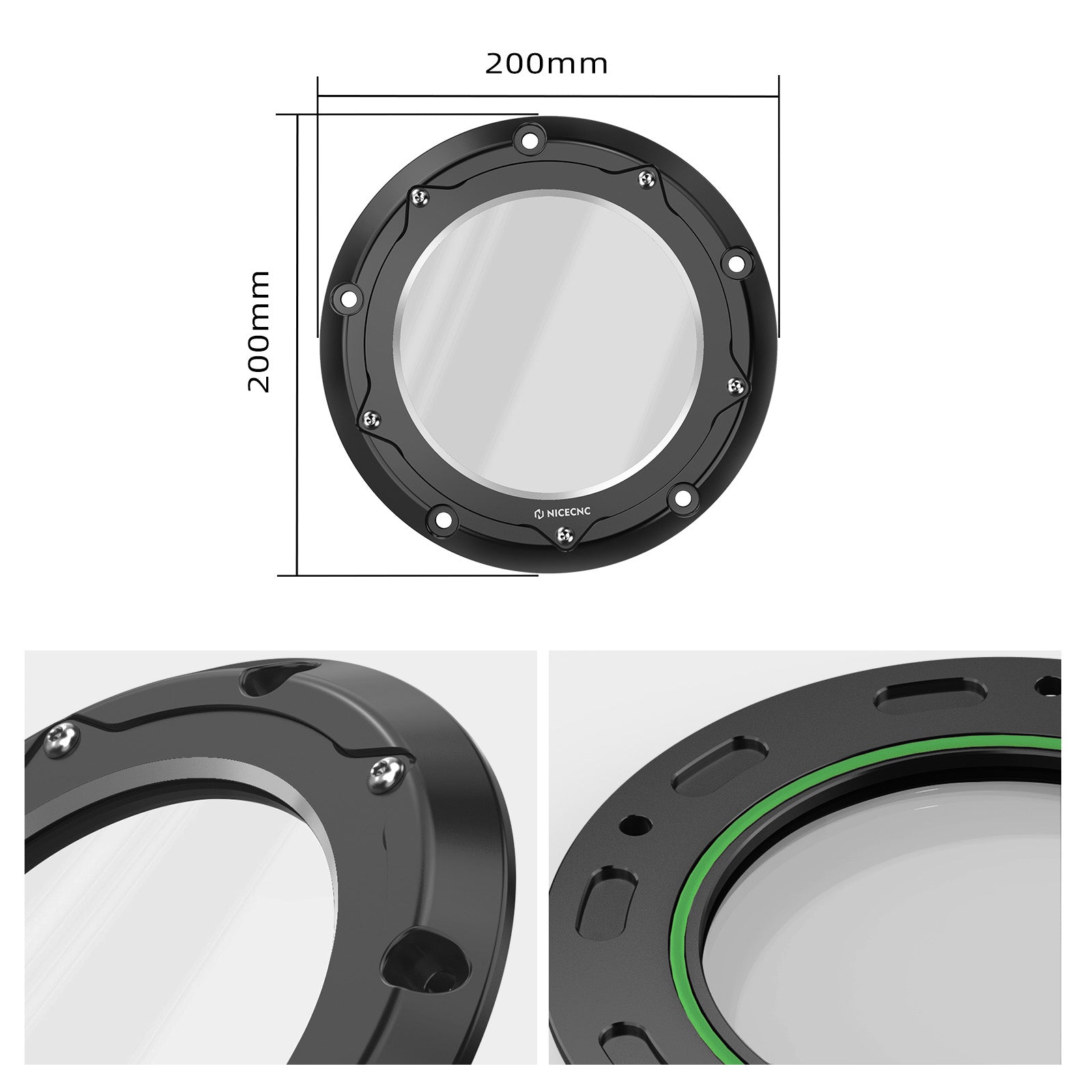 M8 Engine Derby Cover + Clutch Pressure Plate Kit For Harley Road King Electra Street Glide