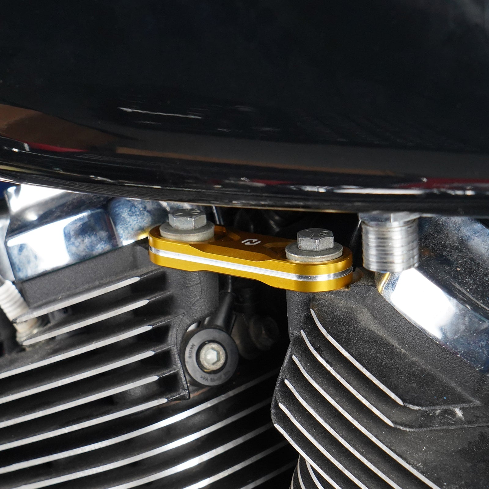 M8 Horn Relocation Bracket Plate Delete Kit For Harley Road King Electra Street Glide