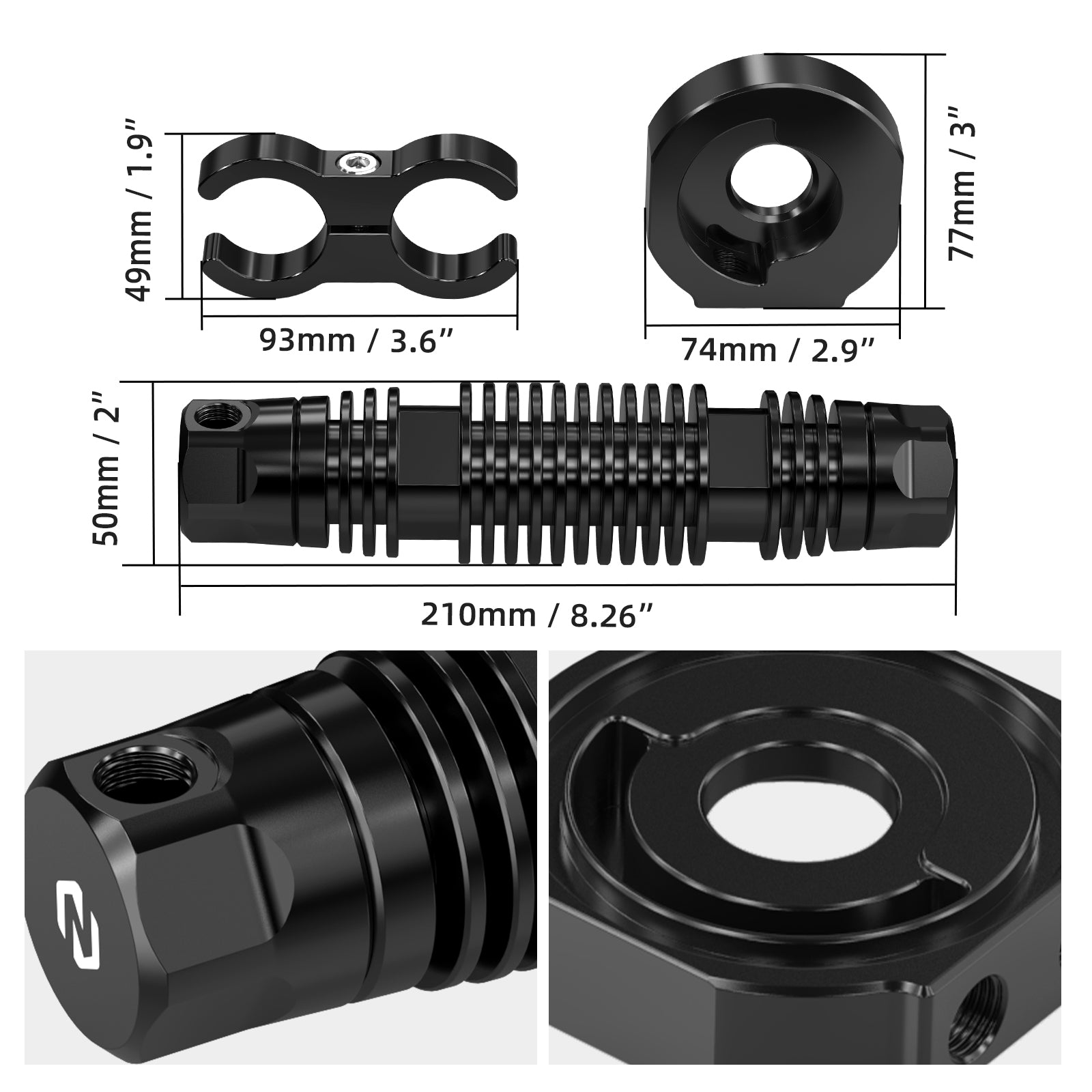 Modular Detachable Dual Engine Oil Cooler Kit For Harley Road King Street Glide Ultra Limited