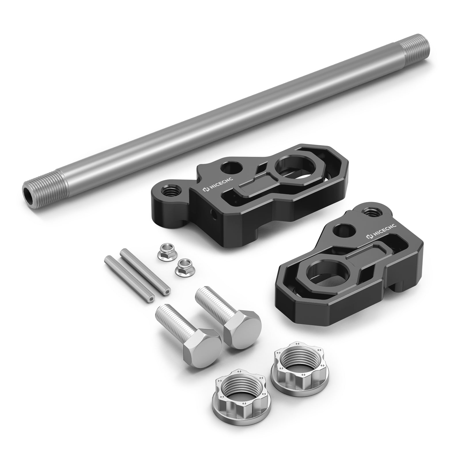 Rear Axle Block Chain Tension Adjuster Kit For Harley Road King Electra Street Glide