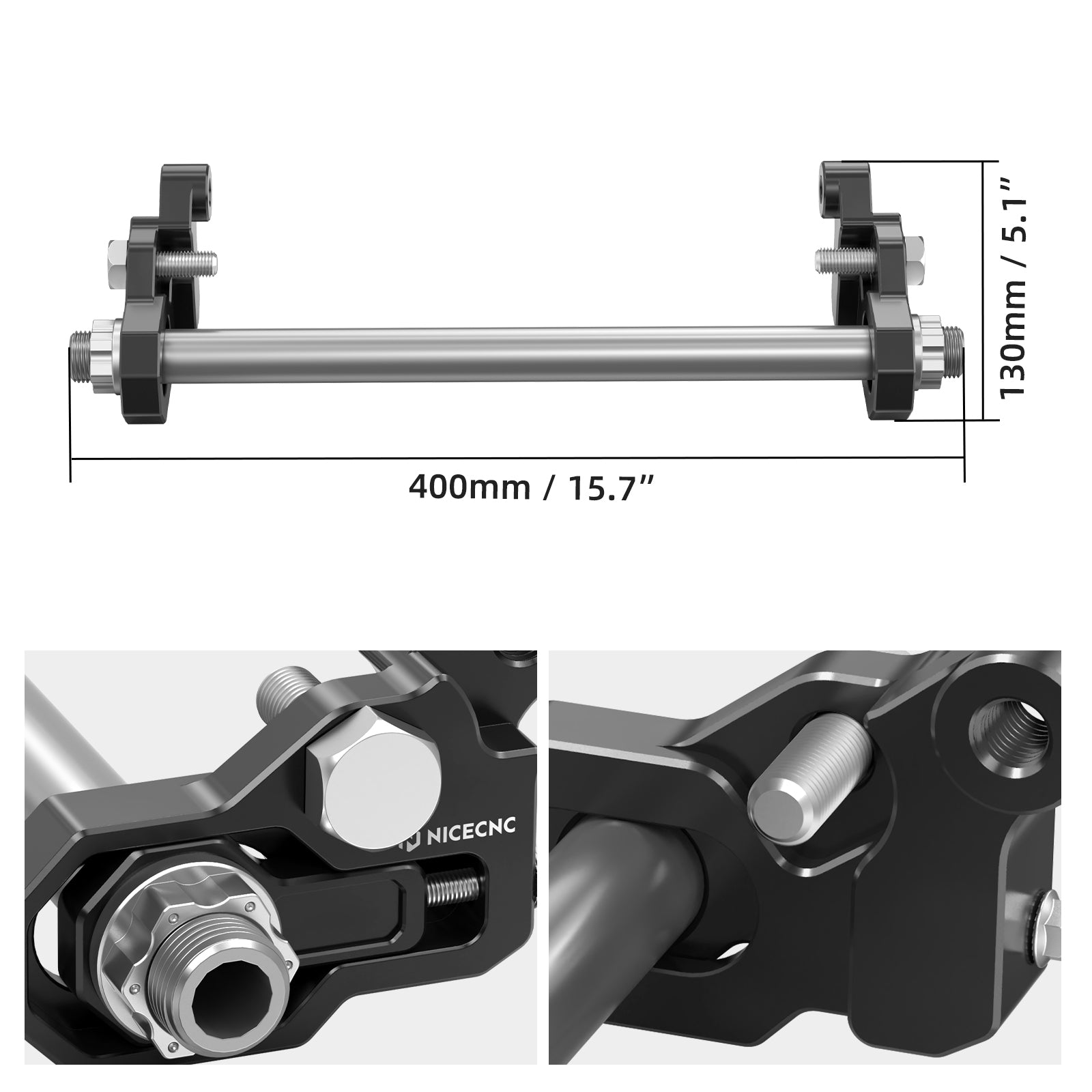 Rear Axle Block Chain Tension Adjuster Kit For Harley Road King Electra Street Glide