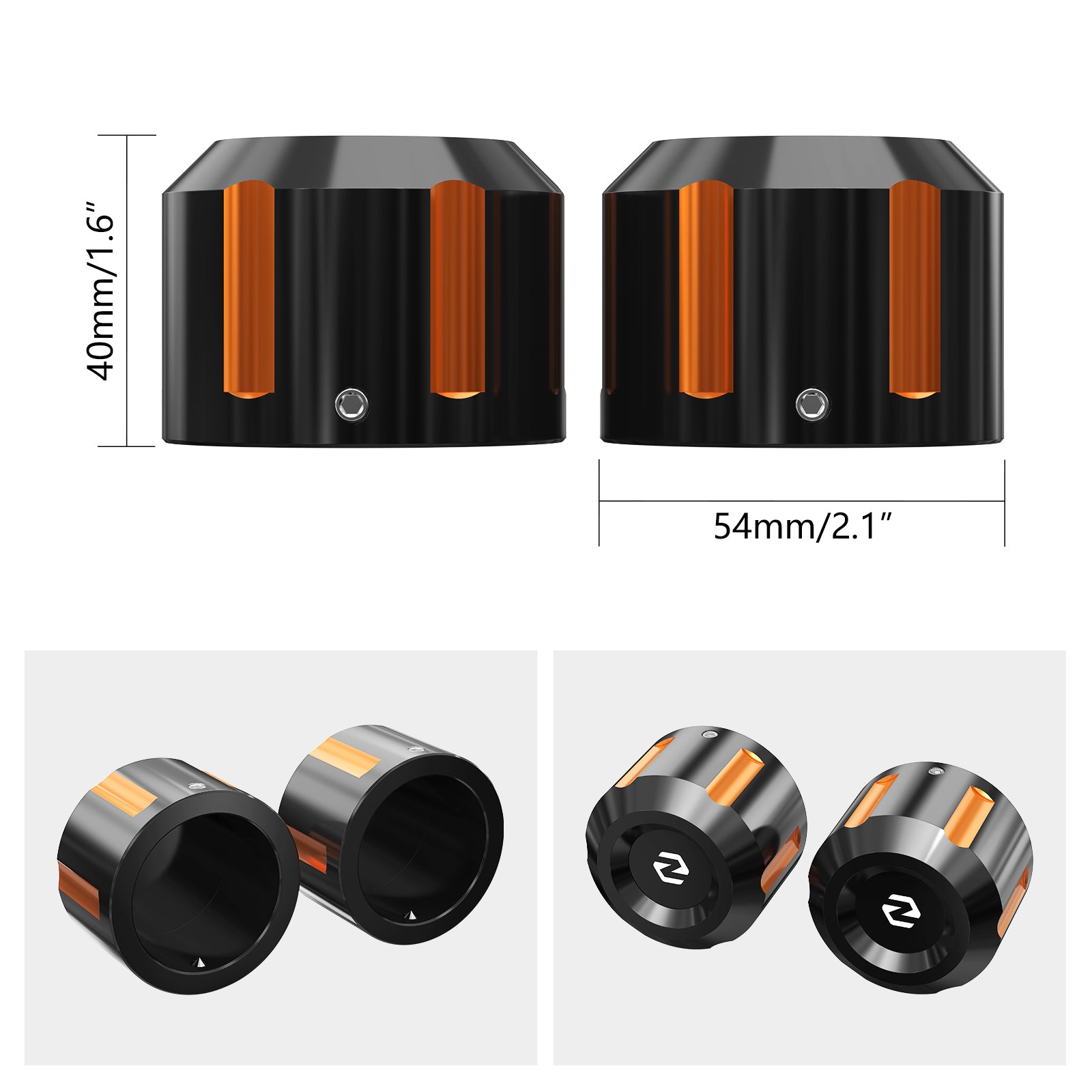 Rear Axle Nut Covers Caps For Harley Road King Electra Street Glide