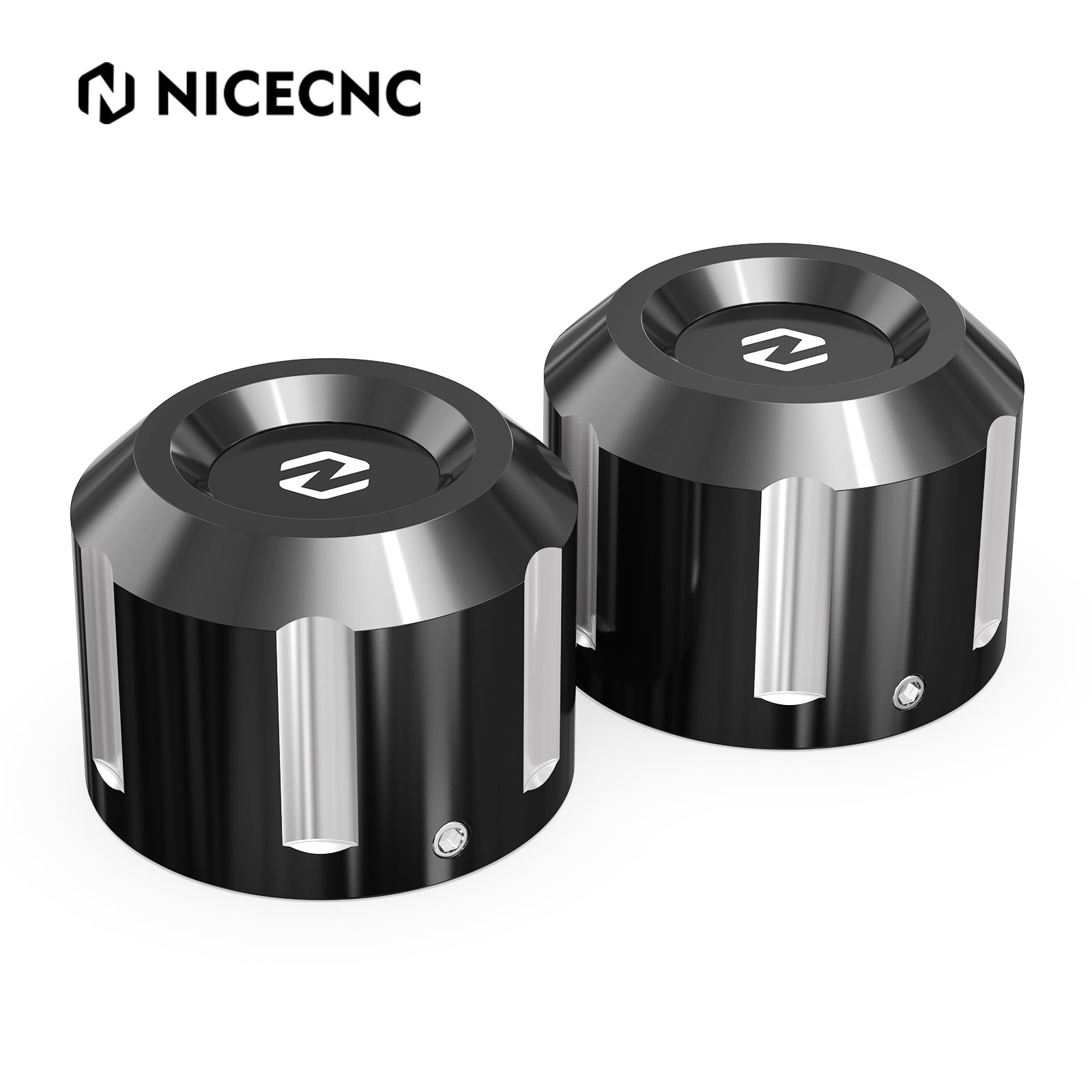 Rear Axle Nut Covers Caps For Harley Road King Electra Street Glide