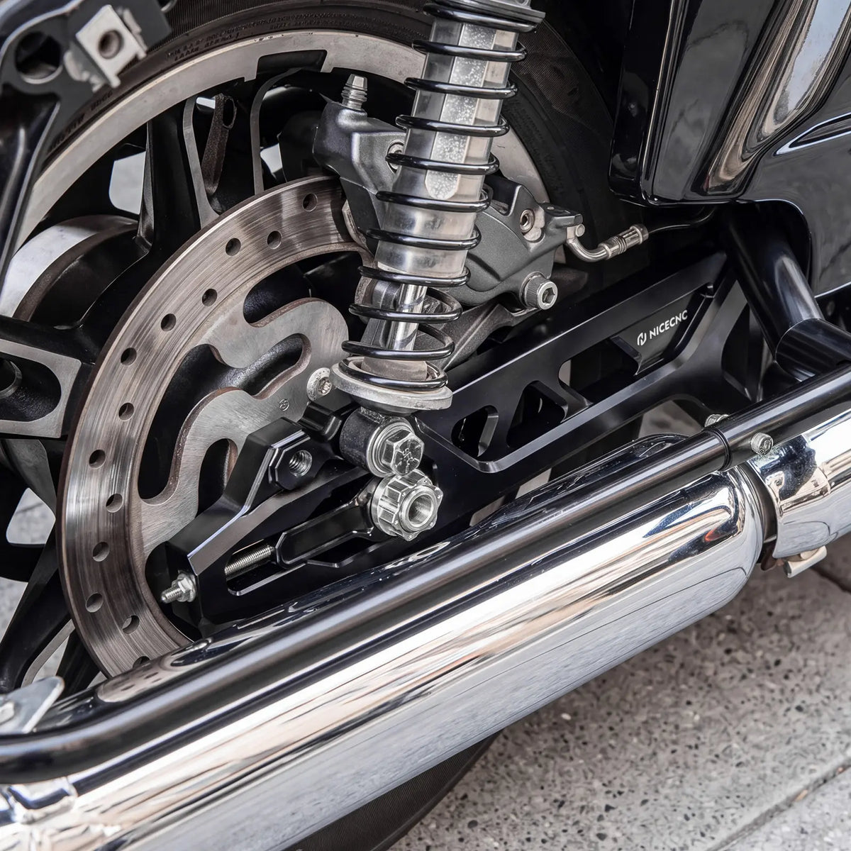 Rear Swingarm For Harley Touring Road Glide Road King Street Glide