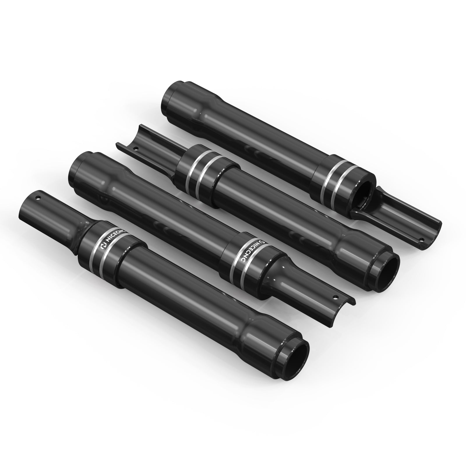 Pushrod Tube Cover Kit For Harley Softial Deluxe Fat Boy Heritage Classic 107 114