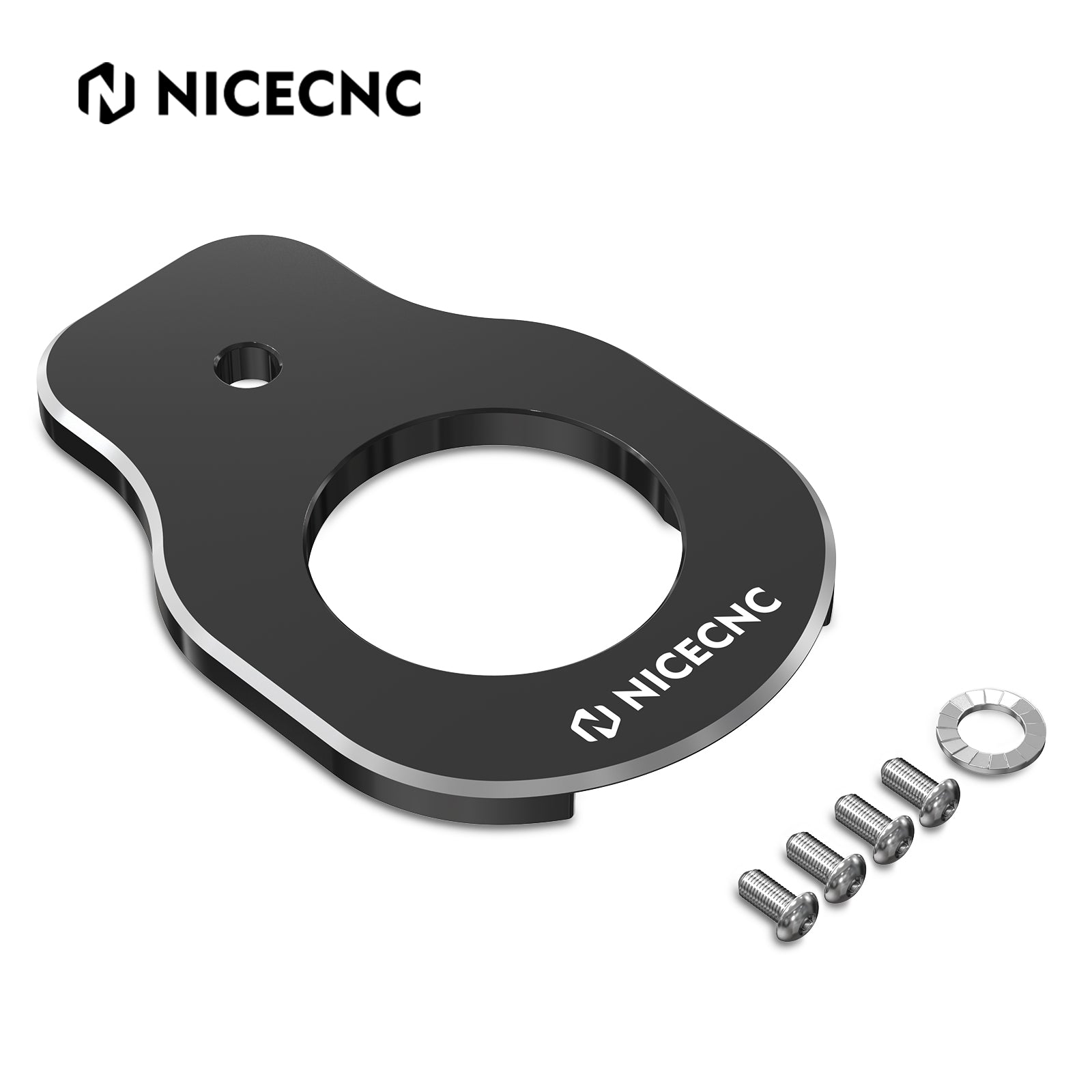 Ignition Key Switch Relocation Mount Bracket For Harley Road King Street Glide Ultra Limited