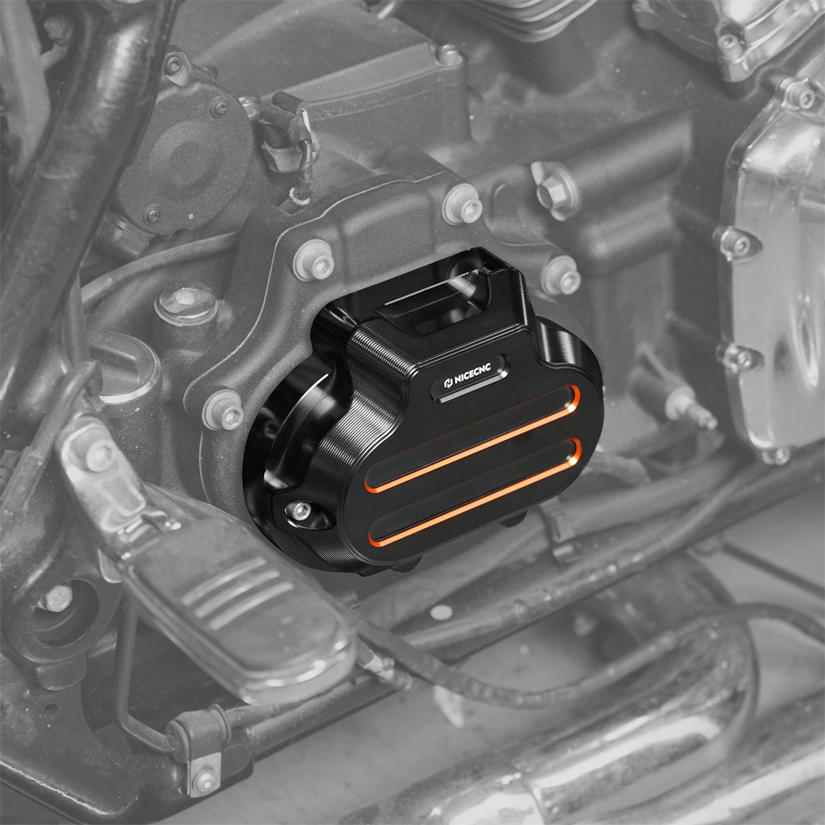 Gearbox Transmission Side Cover For Harley Street Glide Road King Freewheeler