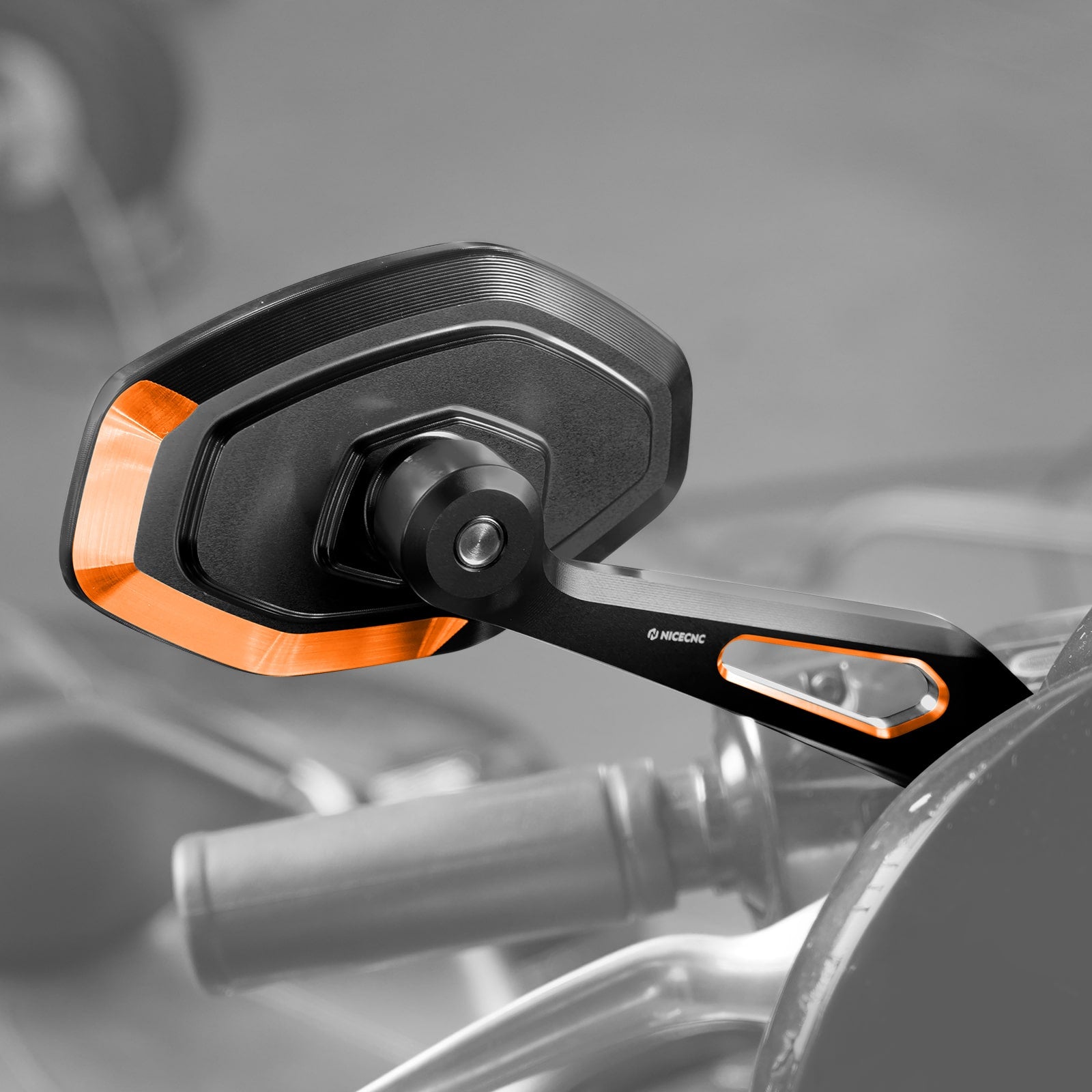 Anti-Glare Convex Rear View Mirrors For Harley Sportster 1200 72 XL Iron 883 XL883N