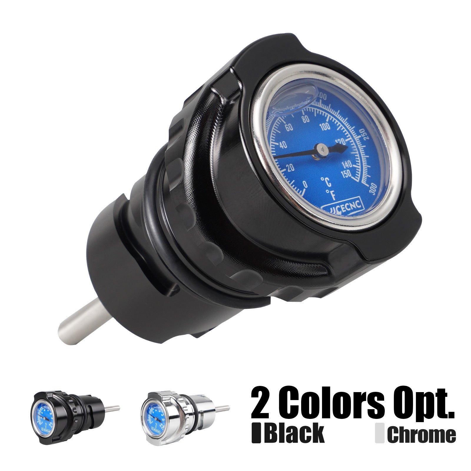Oil Dipstick Filler Plug w/Thermometer Gauge For Harley Sportster 1200 48 72 XL Iron 883