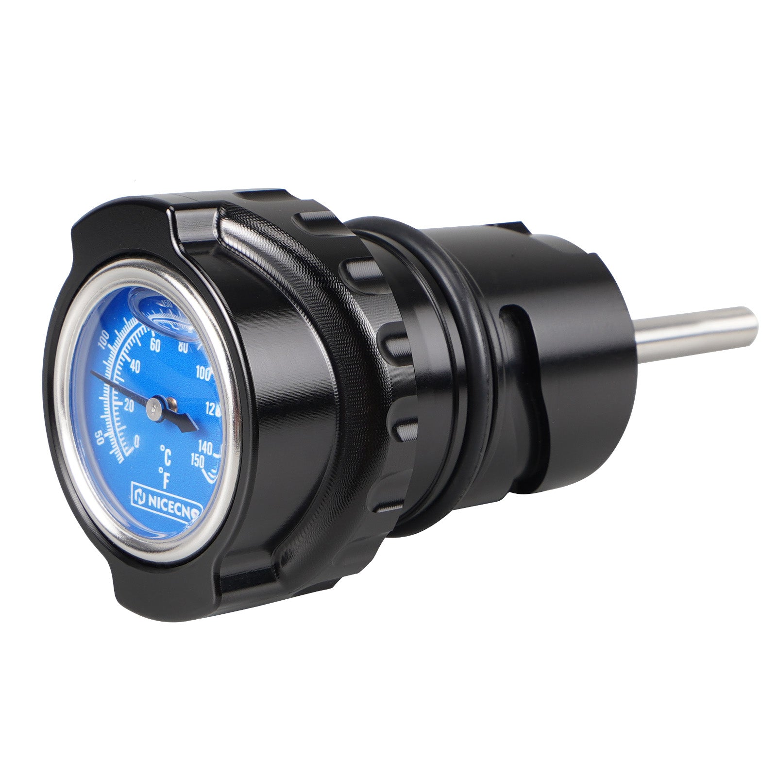 Oil Dipstick Filler Plug w/Thermometer Gauge For Harley Sportster 1200 48 72 XL Iron 883