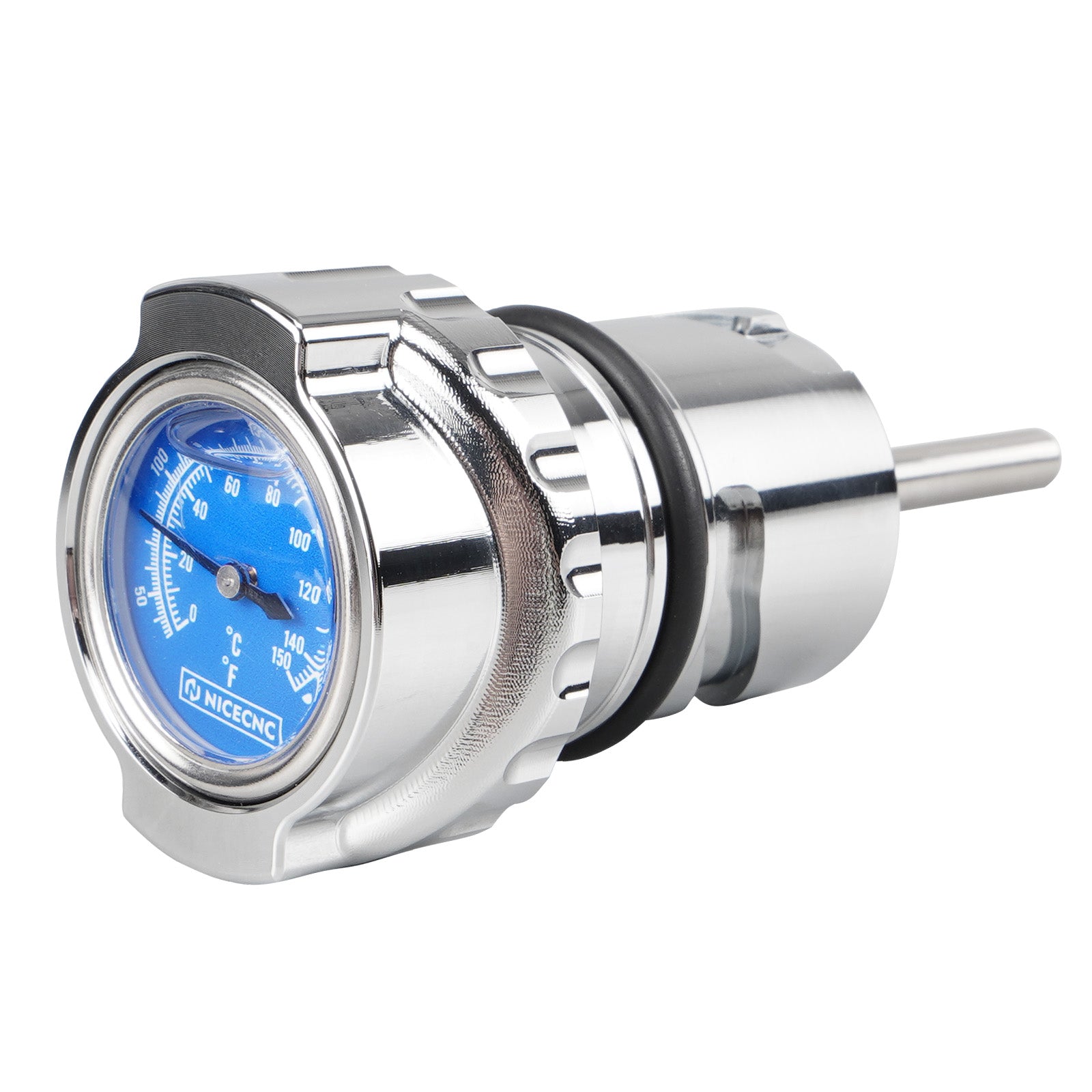 Oil Dipstick Filler Plug w/Thermometer Gauge For Harley Sportster 1200 48 72 XL Iron 883