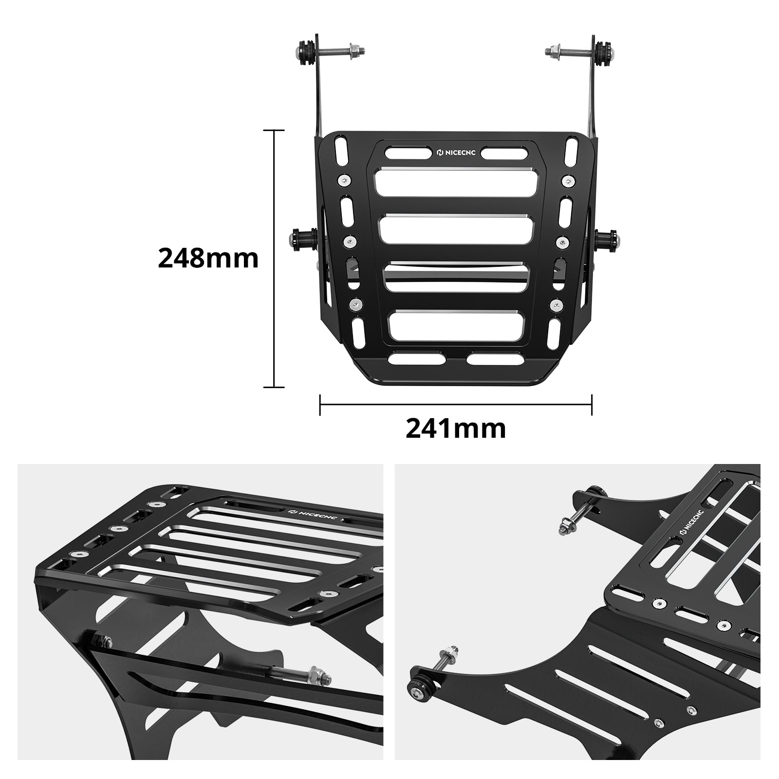 Rear Luggage Rack Solo Rack Detachable For Harley Sportster 1200 883 XL