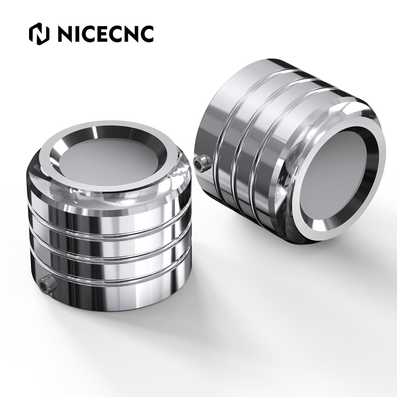 Chrome Front Axle Nut Covers Caps For Harley Sportster 1200 883 72 48 XL