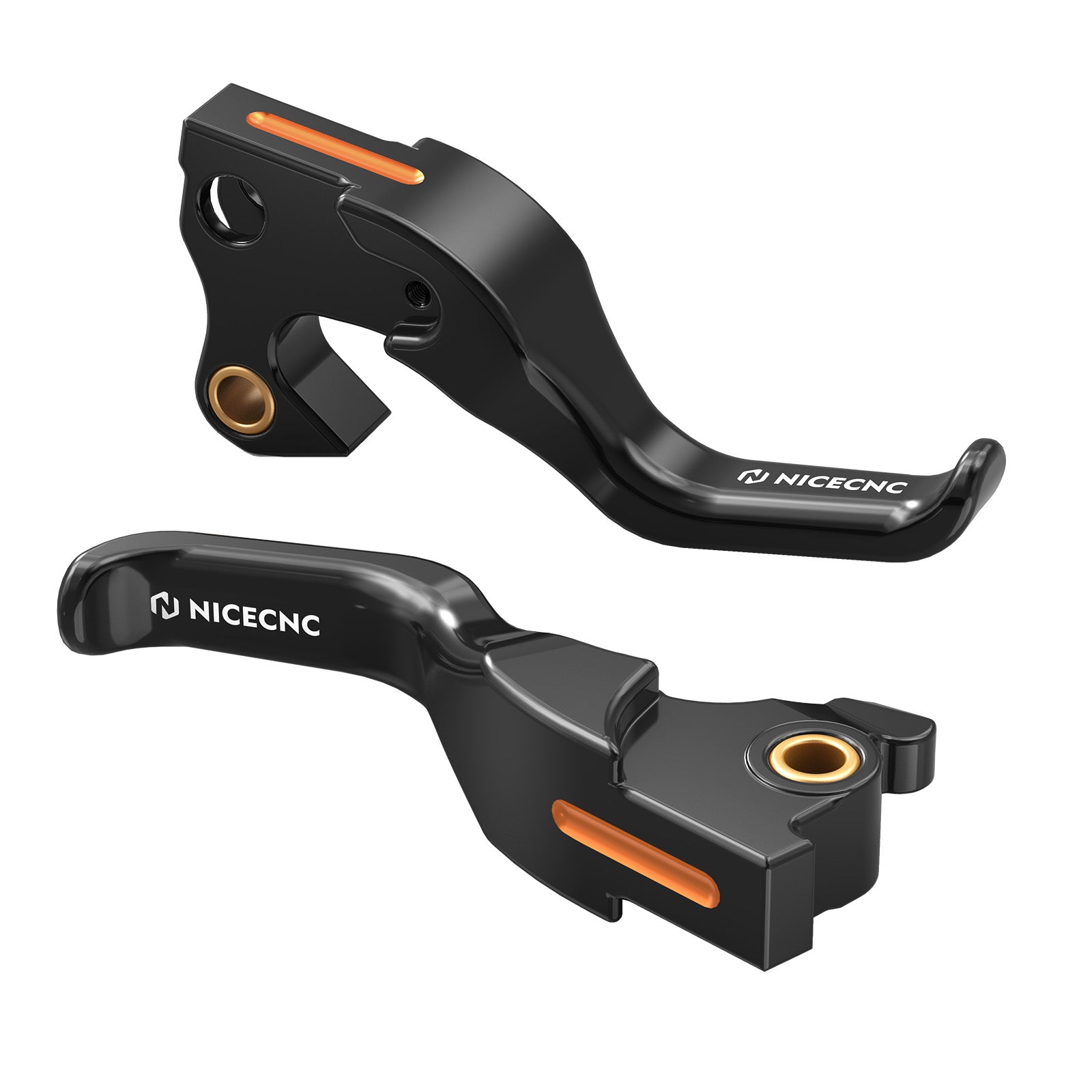 2-Finger Short Brake Clutch Hand Levers For Harley Sportster 1200 883 48 72 XL