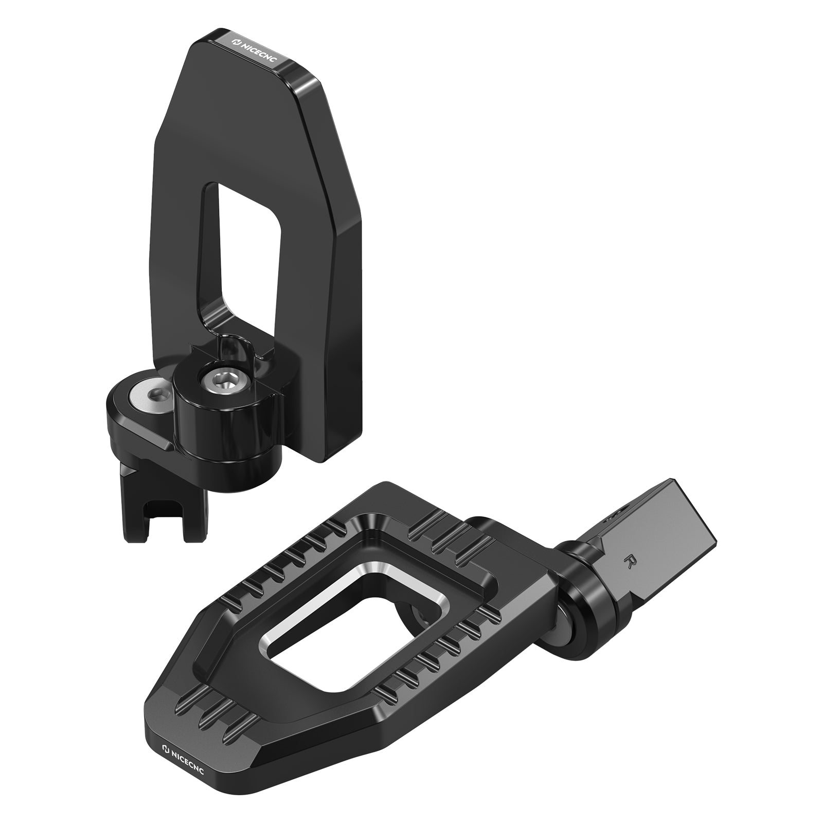 Adjustable Enlarged Rider Footpegs For Harley Softail Standard Low Rider S ST Street Bob