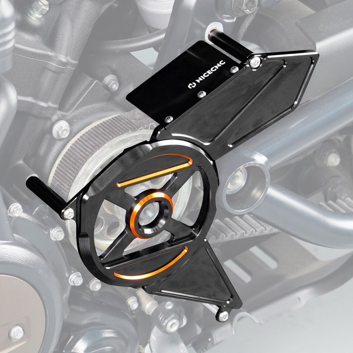 Ritzel + Getriebe Kettenrad Gürtel Abdeckungen Set Für Harley Sportster S 1250 Nightster