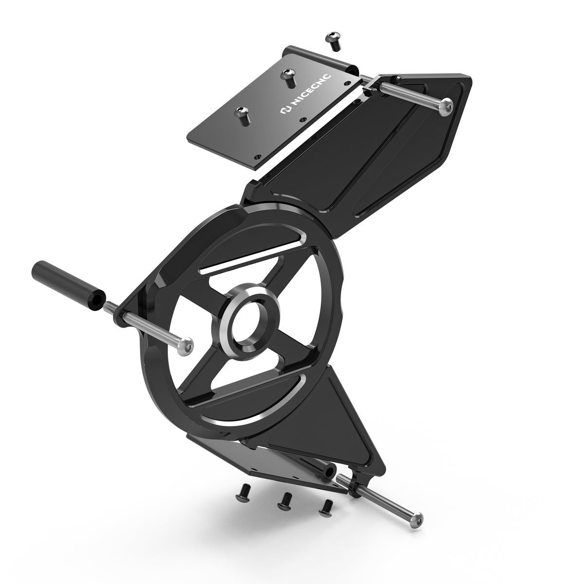 Ritzel + Getriebe Kettenrad Gürtel Abdeckungen Set Für Harley Sportster S 1250 Nightster