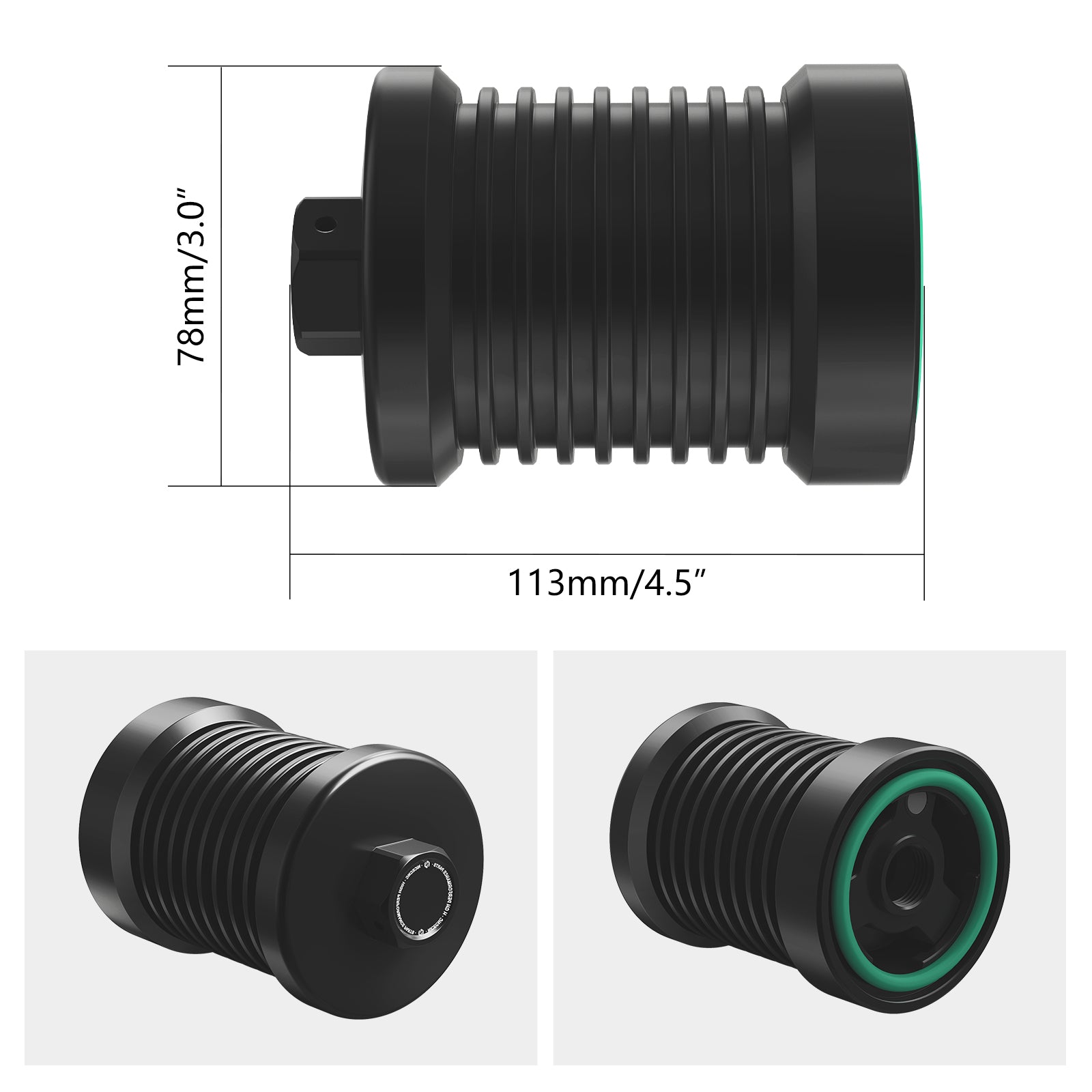 Reusable Magnetic Oil Filter Kit For Harley Road King Tri Electra Street Glide Ultra Limited