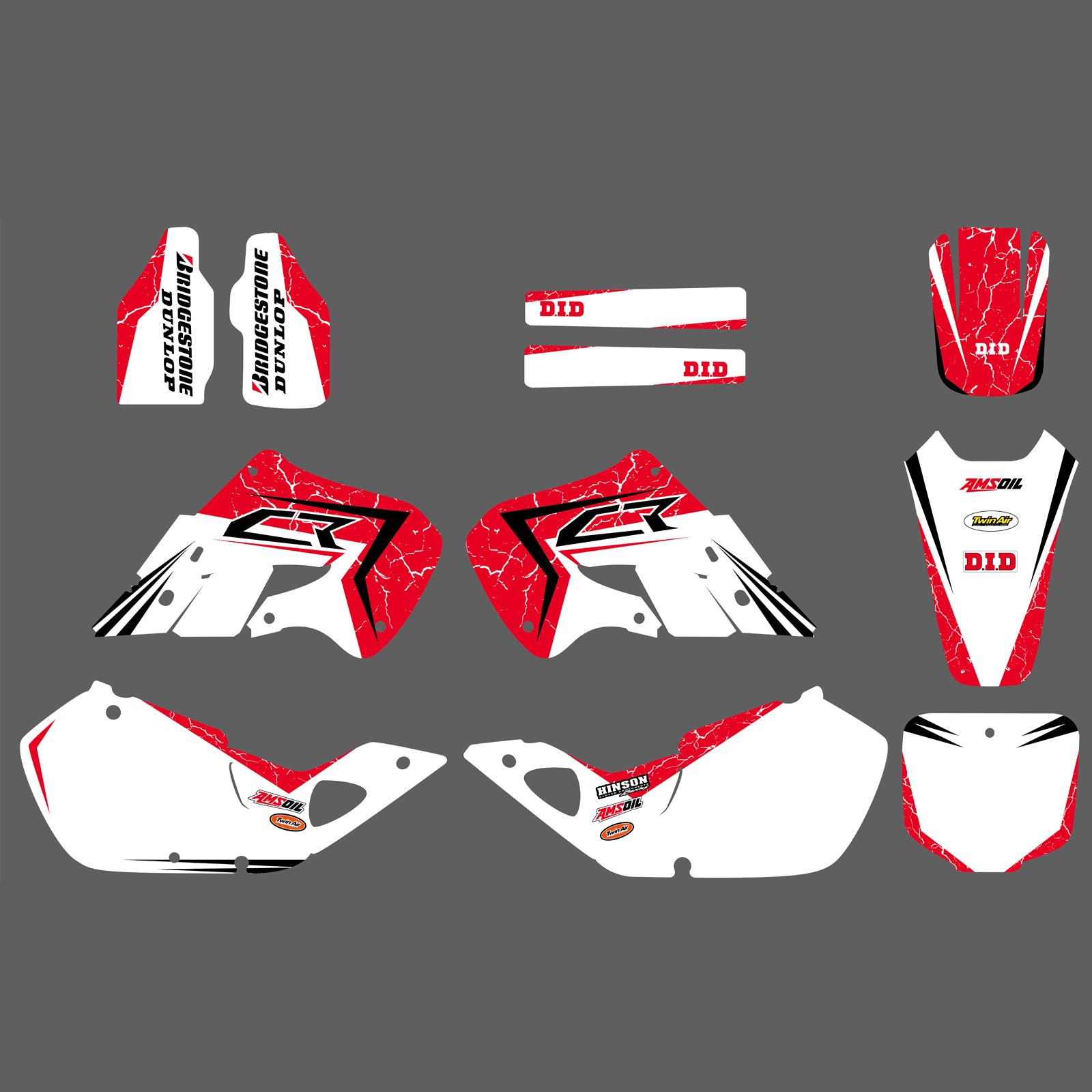 Full Decals Graphics Backgrounds Stickers For Honda CR125 1998-1999 CR250 1997-1999