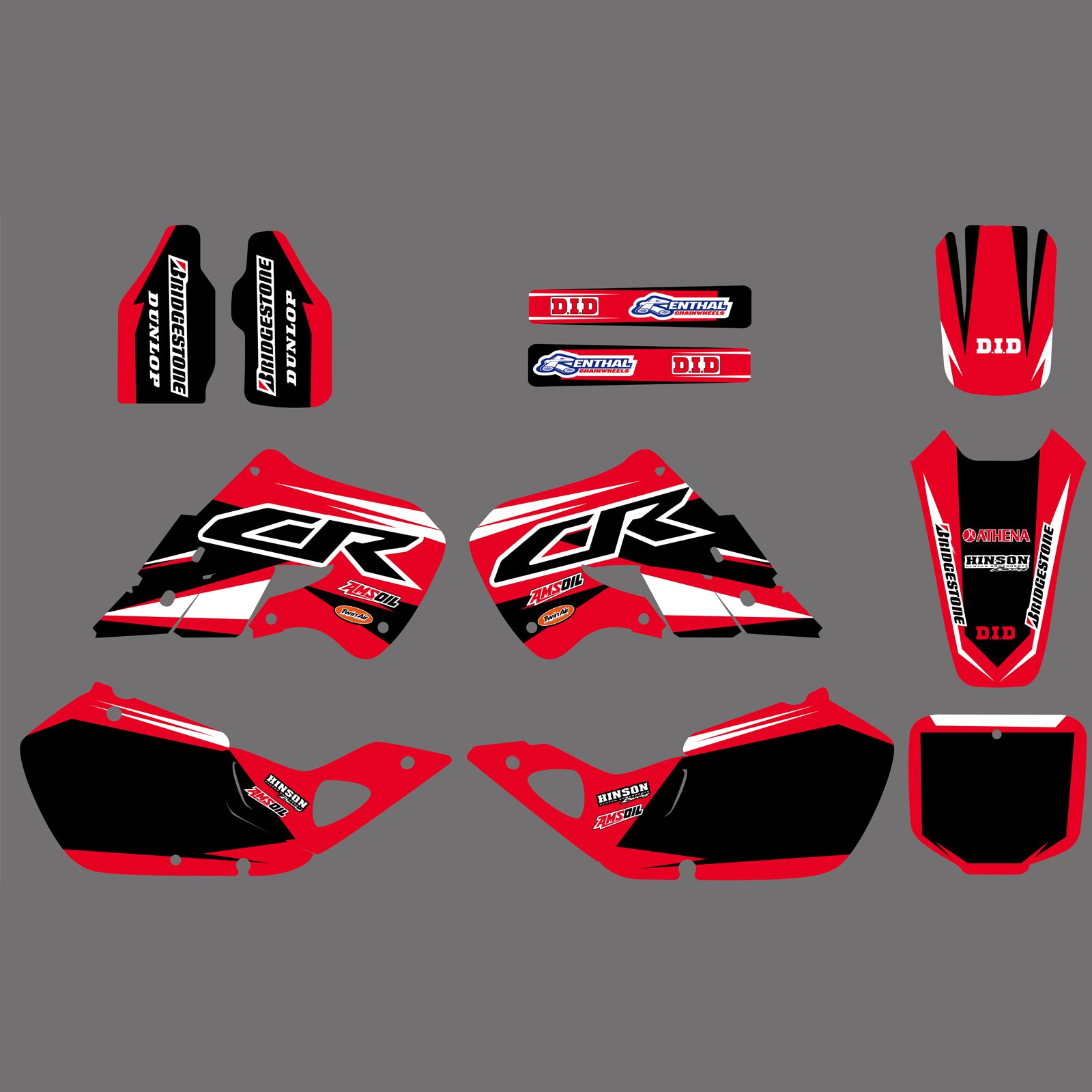 Full Decals Graphics Backgrounds Stickers For Honda CR125 1998-1999 CR250 1997-1999