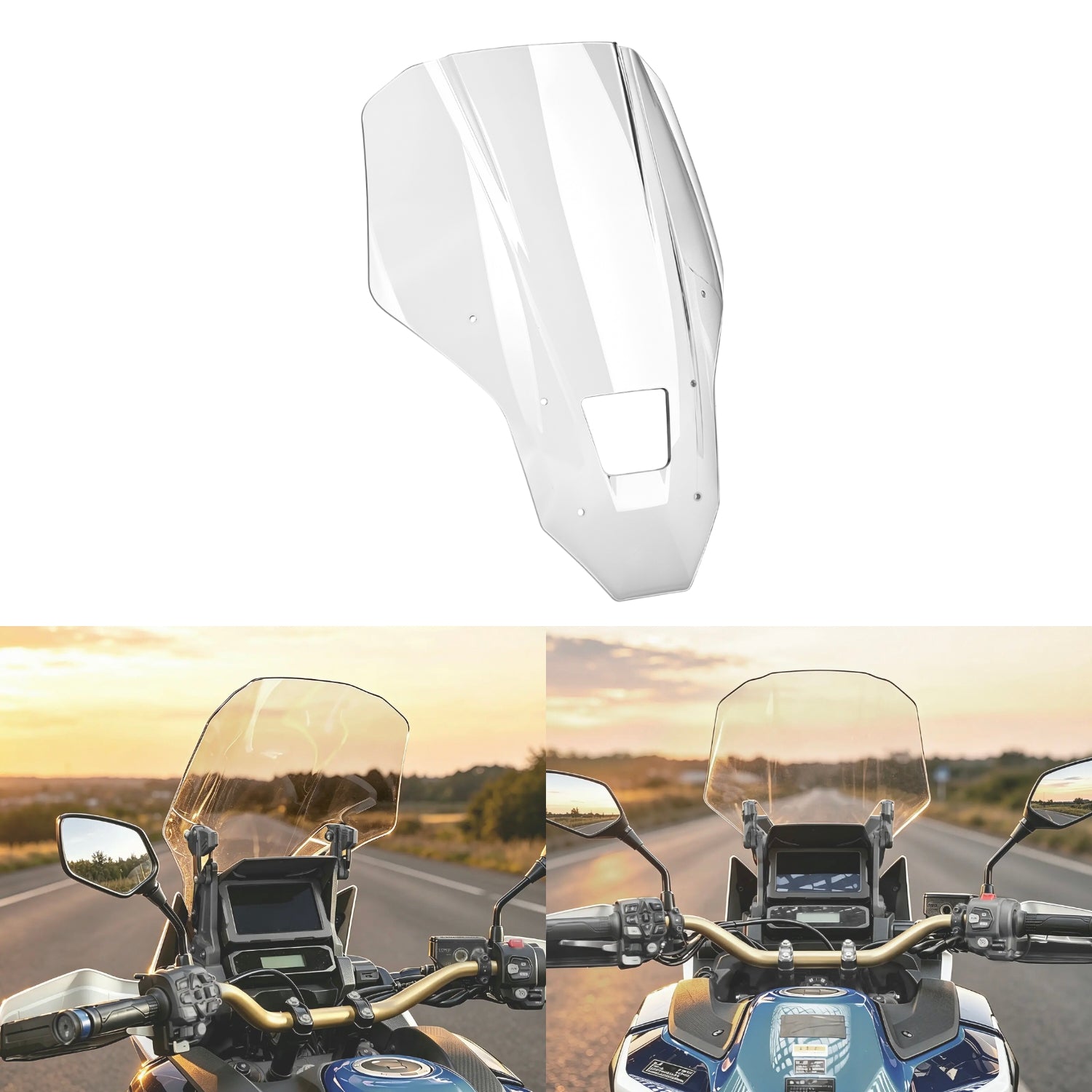 100mm Raised Windshield Windscreen For Honda Africa Twin CRF 1100L ADV Sports