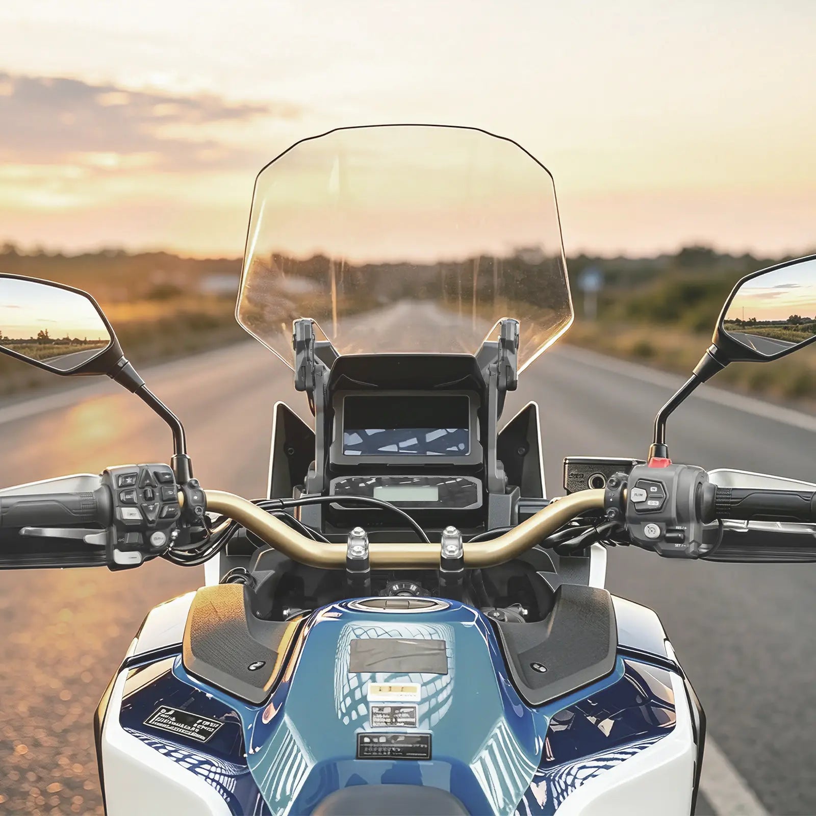 100mm Raised Windshield Windscreen For Honda Africa Twin CRF 1100L ADV Sports