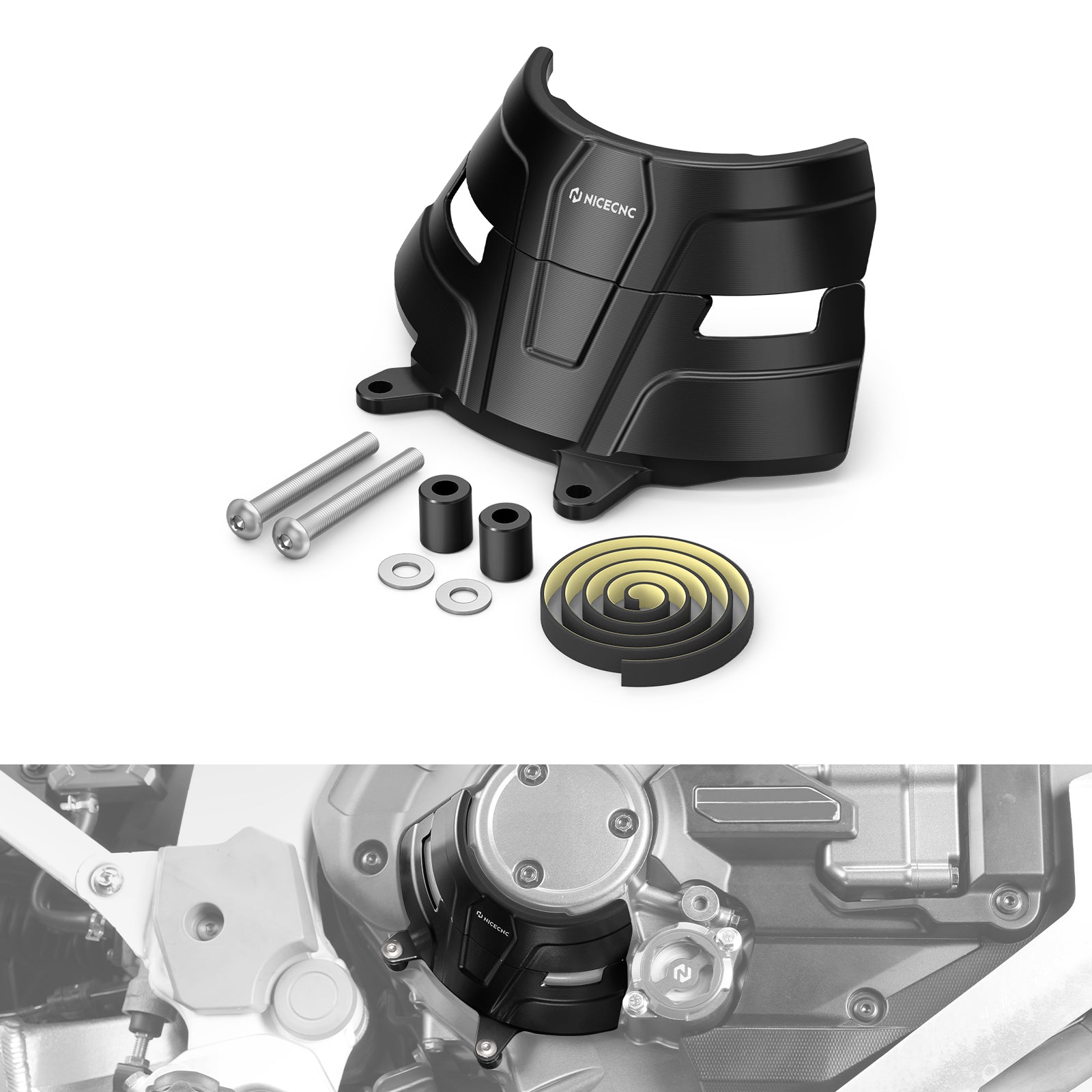 Right Side Engine Clutch Cover Guard For Honda Africa Twin CRF 1100L / ATAS DCT 20-26