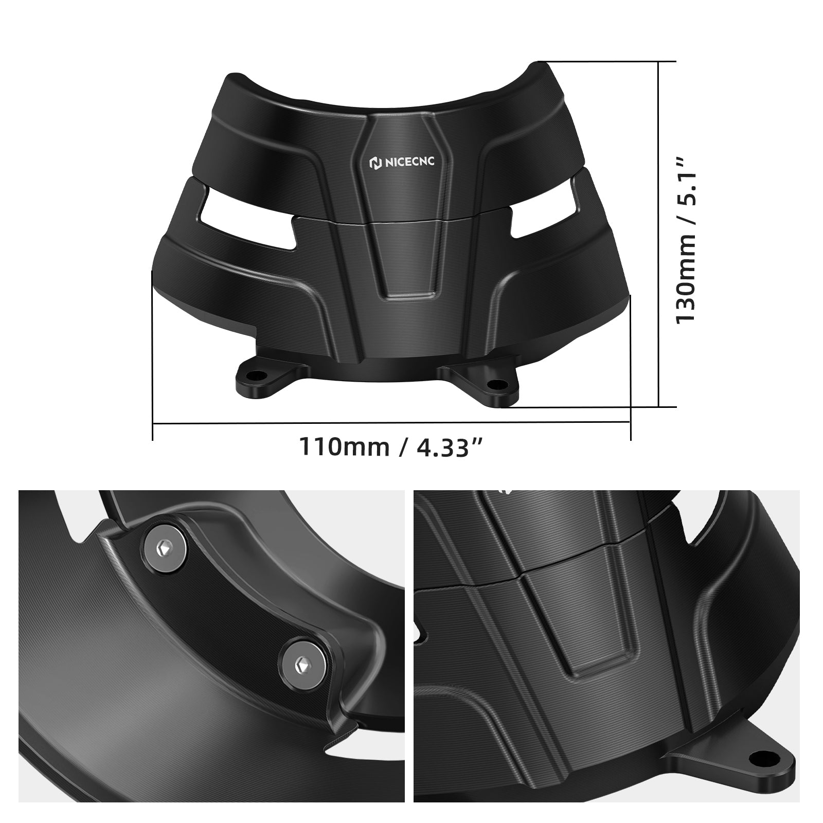 Right Side Engine Clutch Cover Guard For Honda Africa Twin CRF 1100L / ATAS DCT 20-26