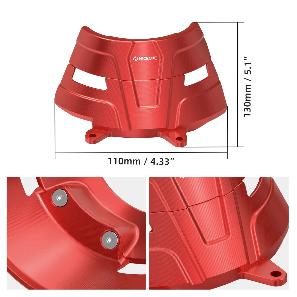 Right Side Engine Clutch Cover Guard For Honda Africa Twin CRF 1100L / ATAS DCT 20-26