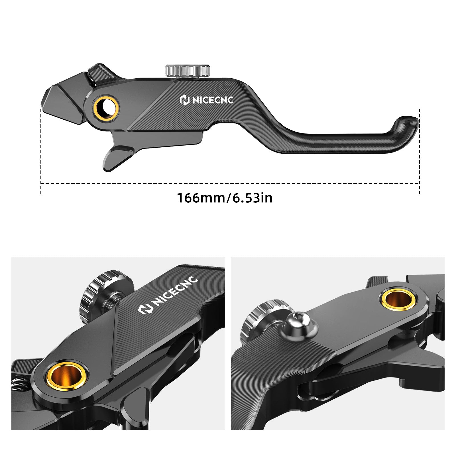 Two-Finger Shorty Brake Lever For Honda Africa Twin CRF 1100L