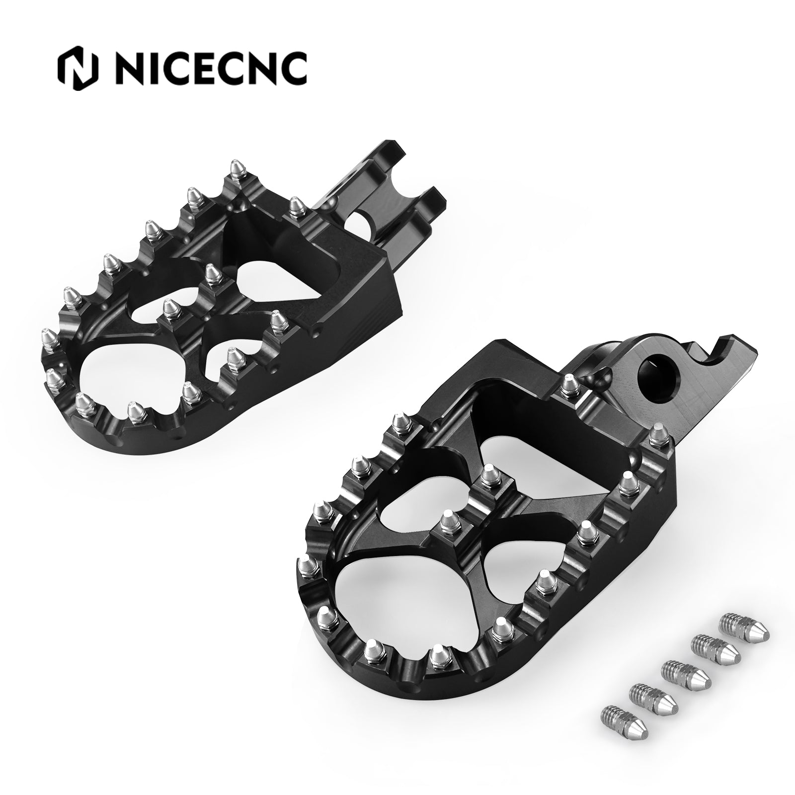 CNC Footpegs Bud Motorcycle Foot Pegs For Honda CRF250R CRF450R CRF1000L