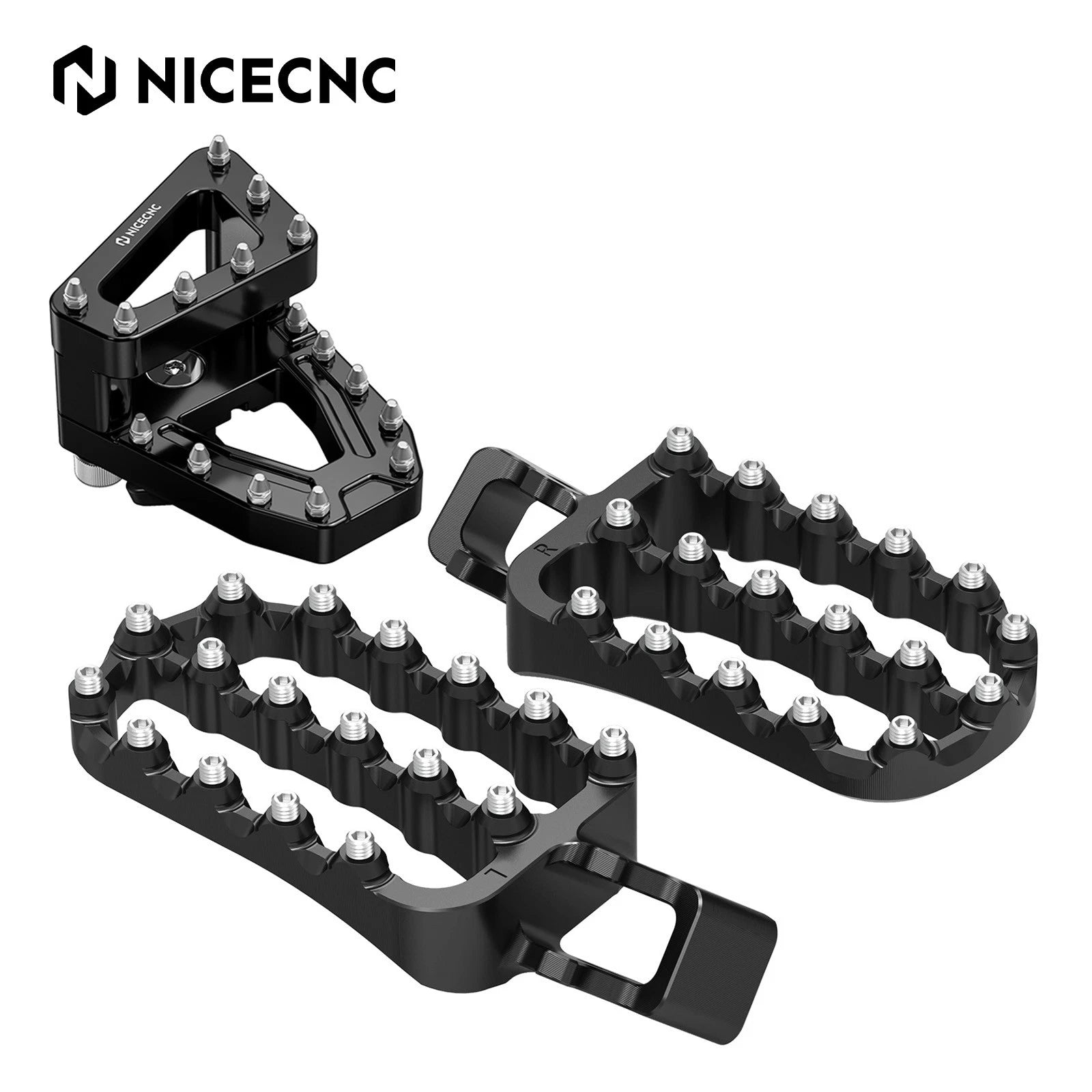 Enlarged Footpegs & Dual Control Brake Pedal Extender For Honda CRF1100L Africa Twin