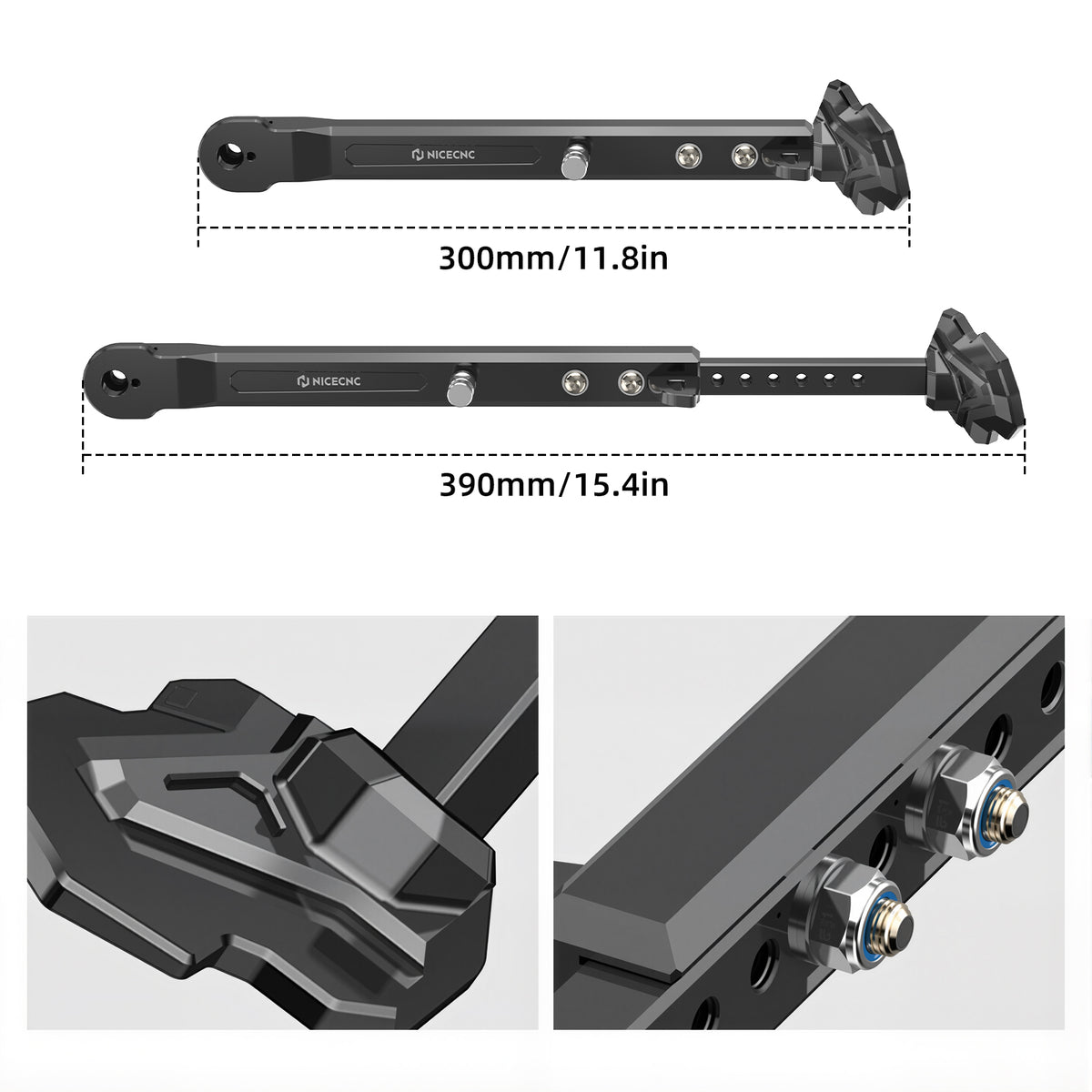 Adjustable Kickstand Side Stand For Honda CRF300L / Rally 2021-2026