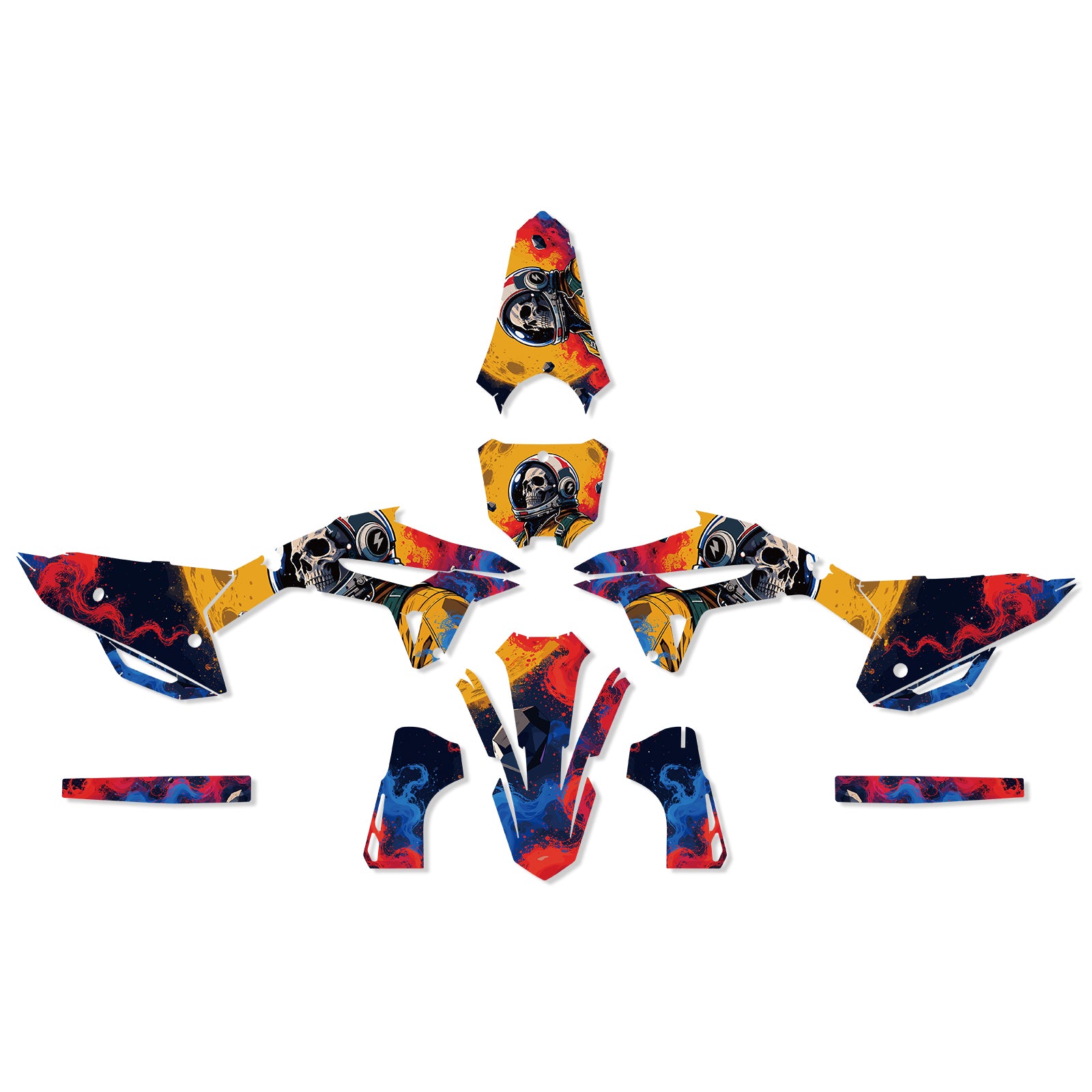 Motorcycle Full Graphics Decals Stickers Kit For HONDA CRF450 2021-2024