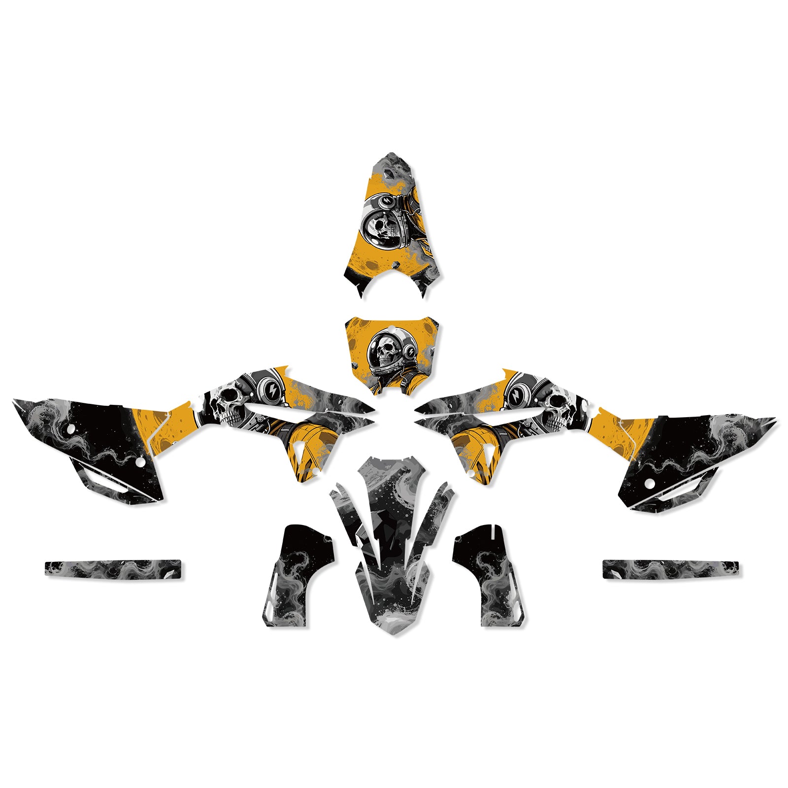 Motorcycle Full Graphics Decals Stickers Kit For HONDA CRF450 2021-2024