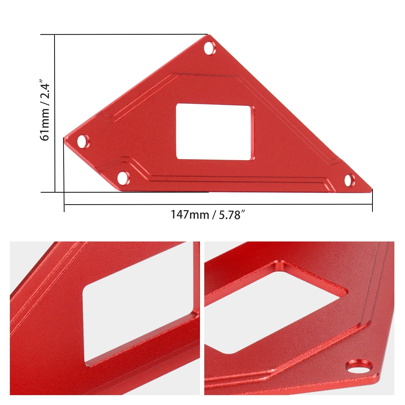 Left & Right Drivers Side Rocker Switch Panel Plate For Honda Talon 1000 R X X-4