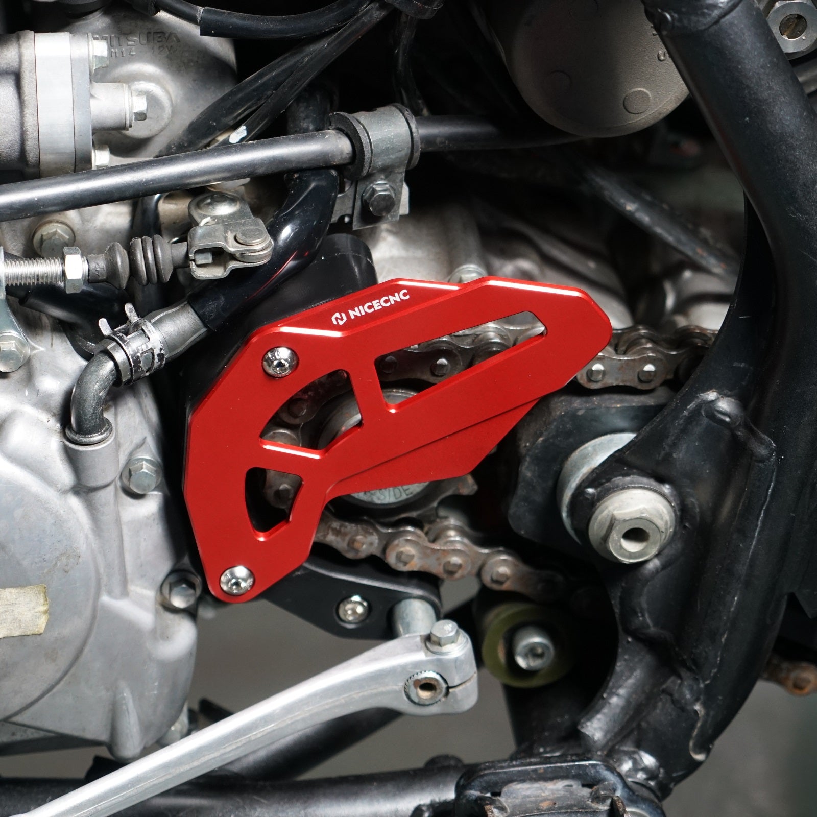 ATV Engine Case Saver Chain Guard Trim Panel For Honda TRX450R TRX450ER