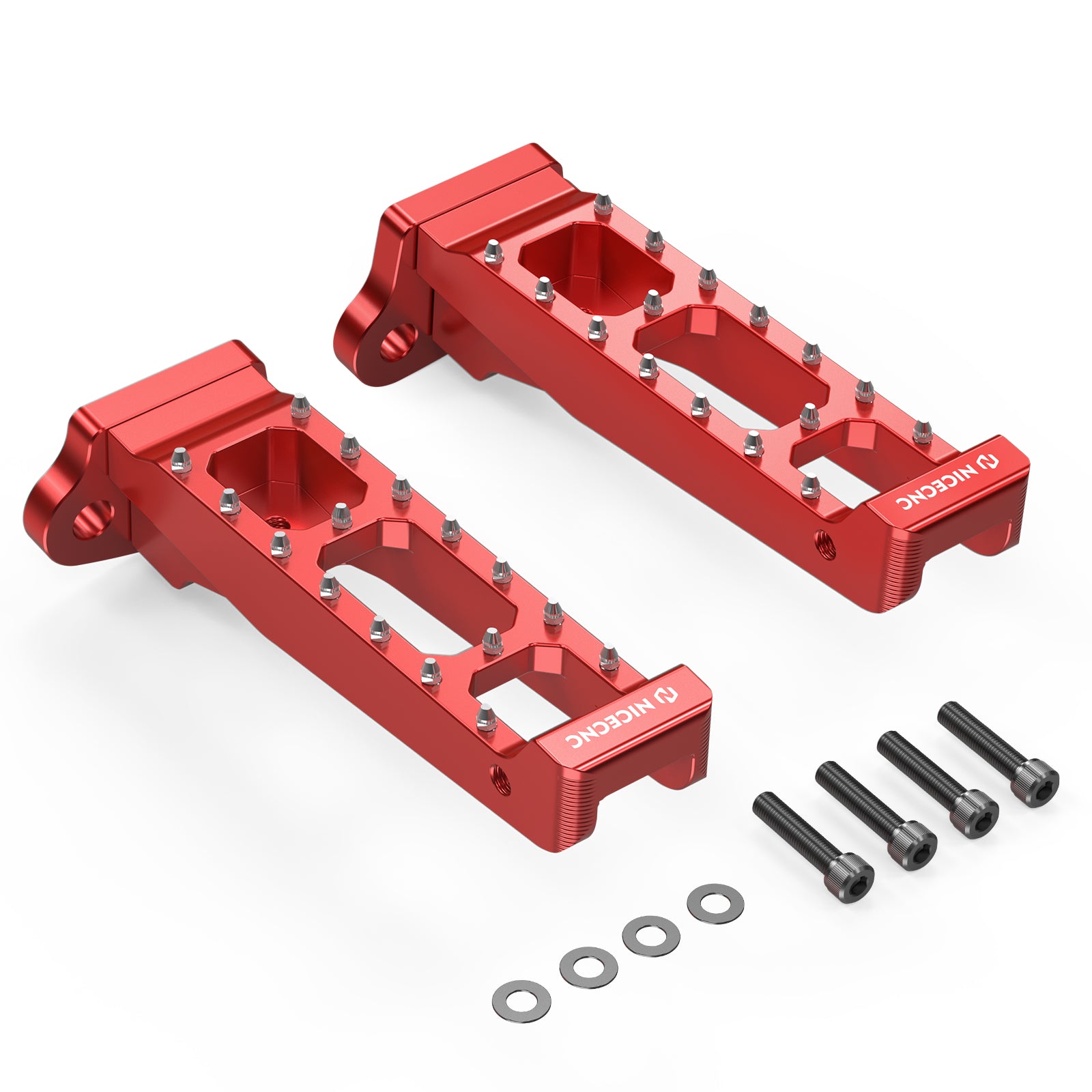 ATV Left & Right Foot Pegs Pedals Rest Set For Honda TRX450R TRX450ER