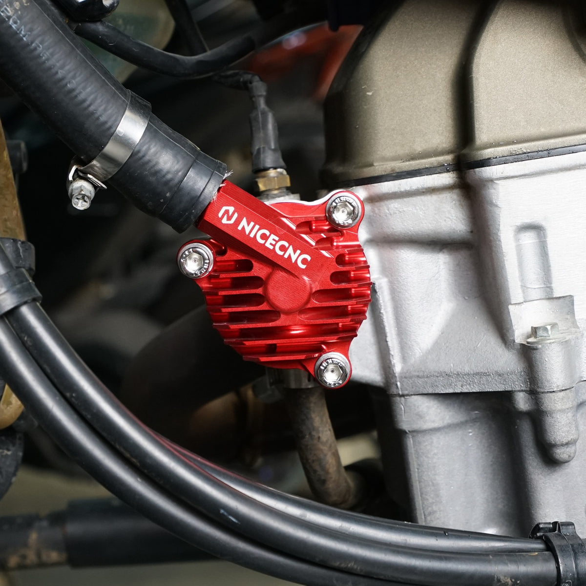 ATV Thermostat Abdeckung Thermost Gehäuse Schutz Für Honda TRX450R TRX450ER