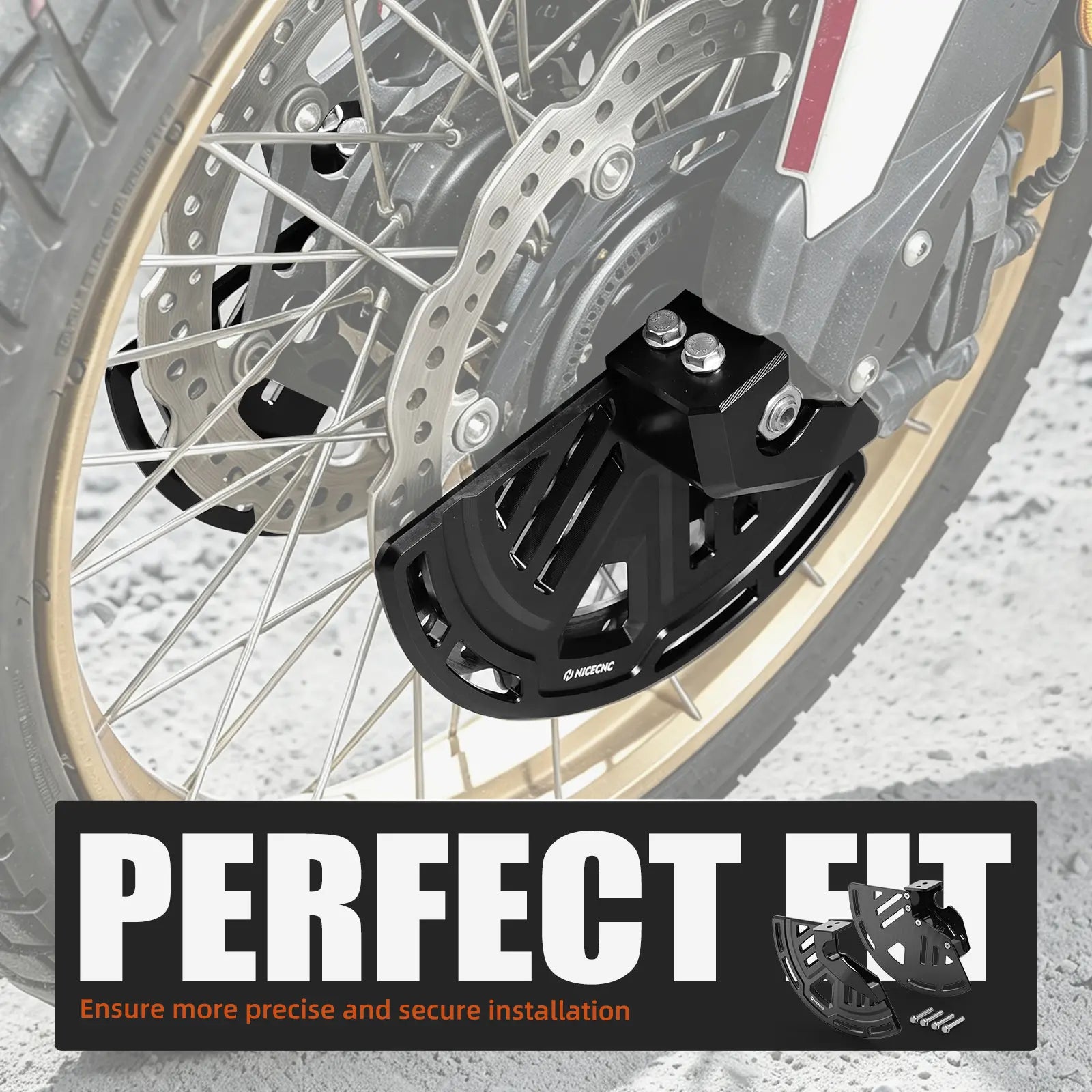 Front Brake Disc Cover Guard For Honda Africa Twin CRF 1100L 2020-2026